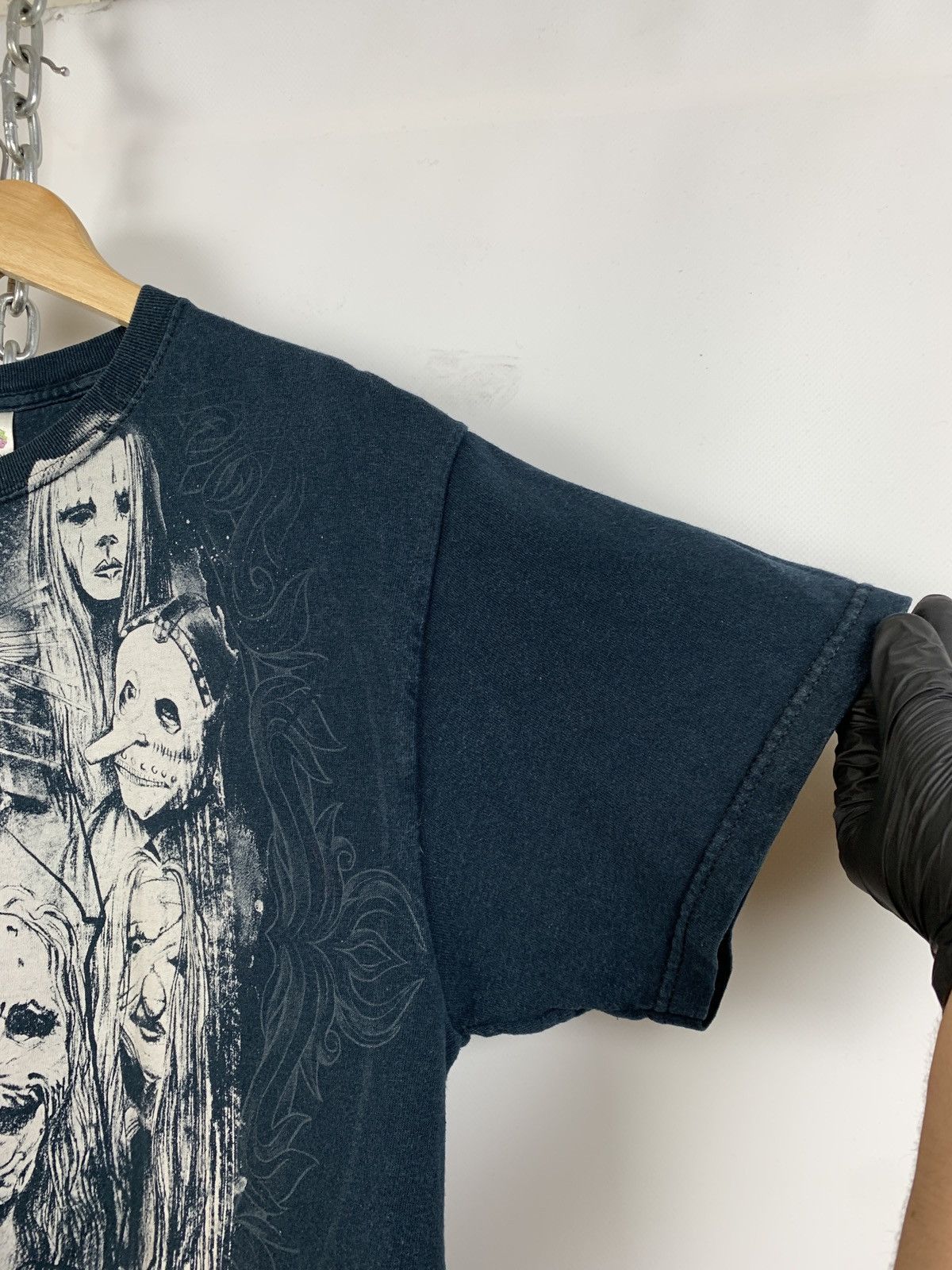 Band Tees 00s Vintage Slipknot Faded Black Band T-Shirt Size US M / EU 48-50 / 2 - 13 Thumbnail
