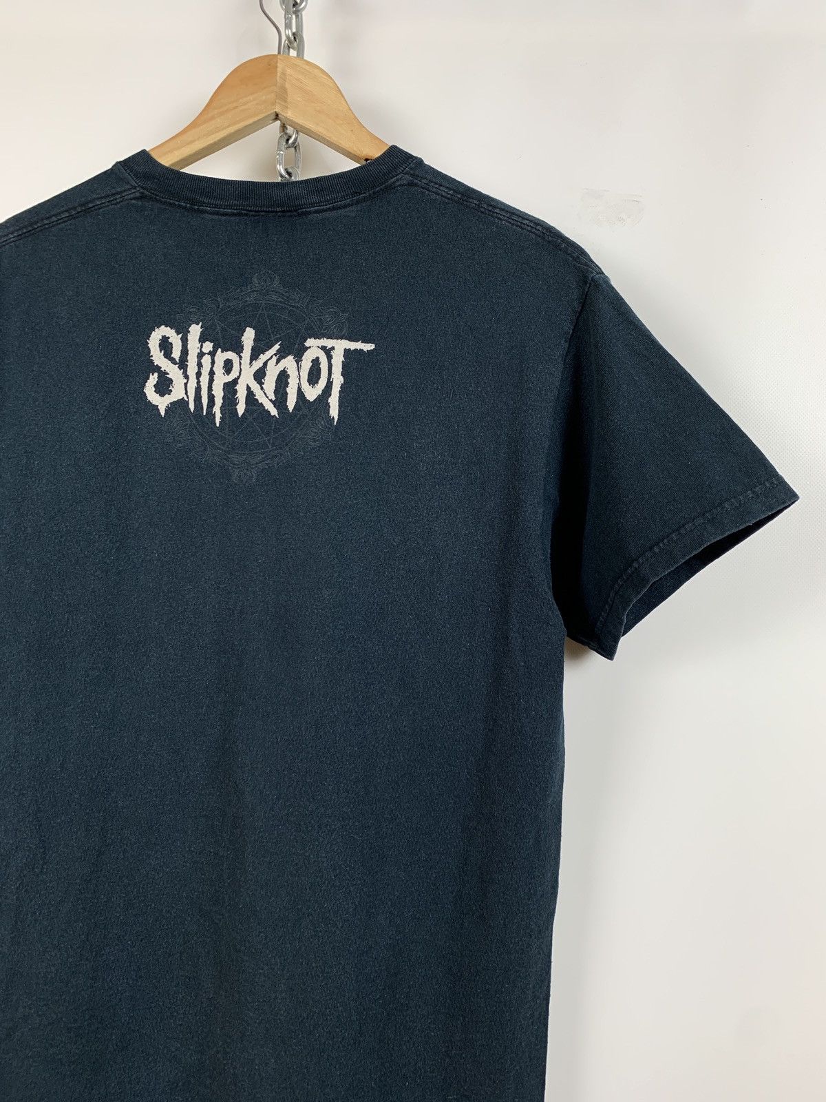 Band Tees 00s Vintage Slipknot Faded Black Band T-Shirt Size US M / EU 48-50 / 2 - 10 Thumbnail
