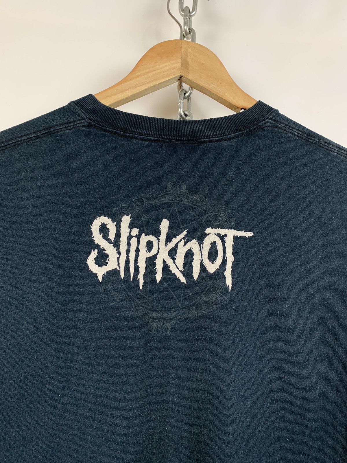 Band Tees 00s Vintage Slipknot Faded Black Band T-Shirt Size US M / EU 48-50 / 2 - 11 Thumbnail
