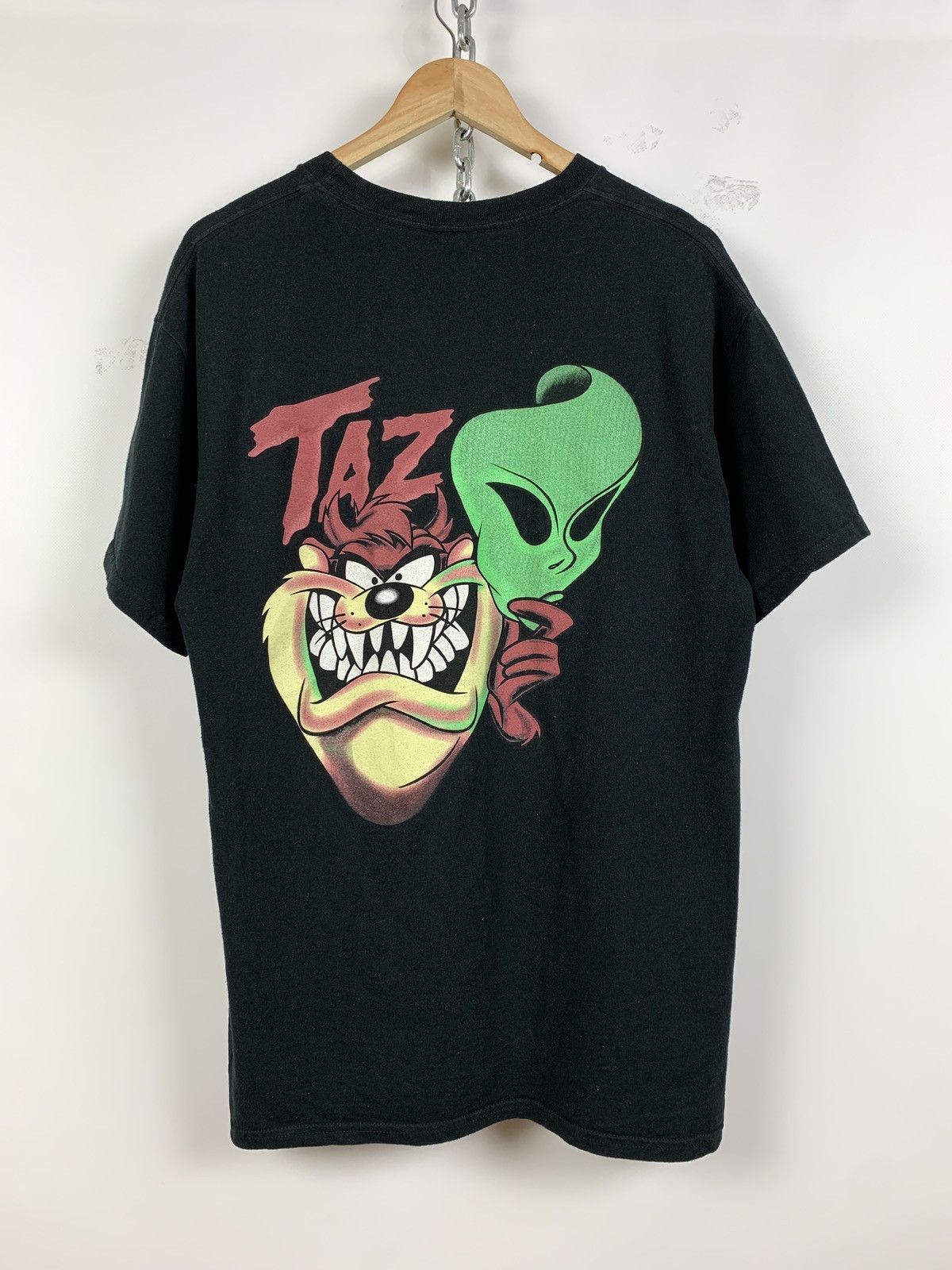 Alien Workshop 1997 Vintage Taz Alien Take Me To Your Leader Black T-Shirt Size US L / EU 52-54 / 3 - 3 Thumbnail