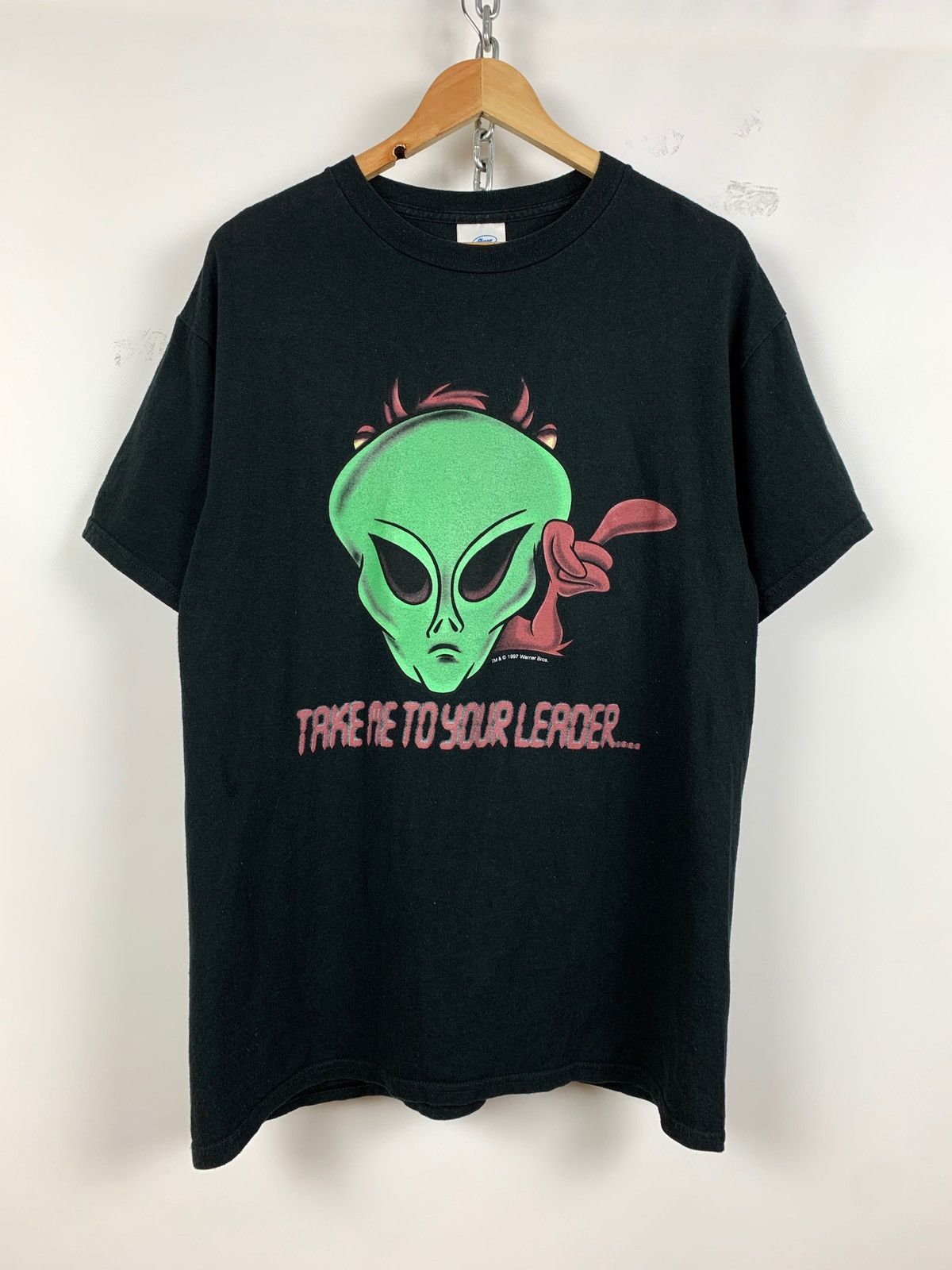 Alien Workshop 1997 Vintage Taz Alien Take Me To Your Leader Black T-Shirt Size US L / EU 52-54 / 3 - 2 Thumbnail