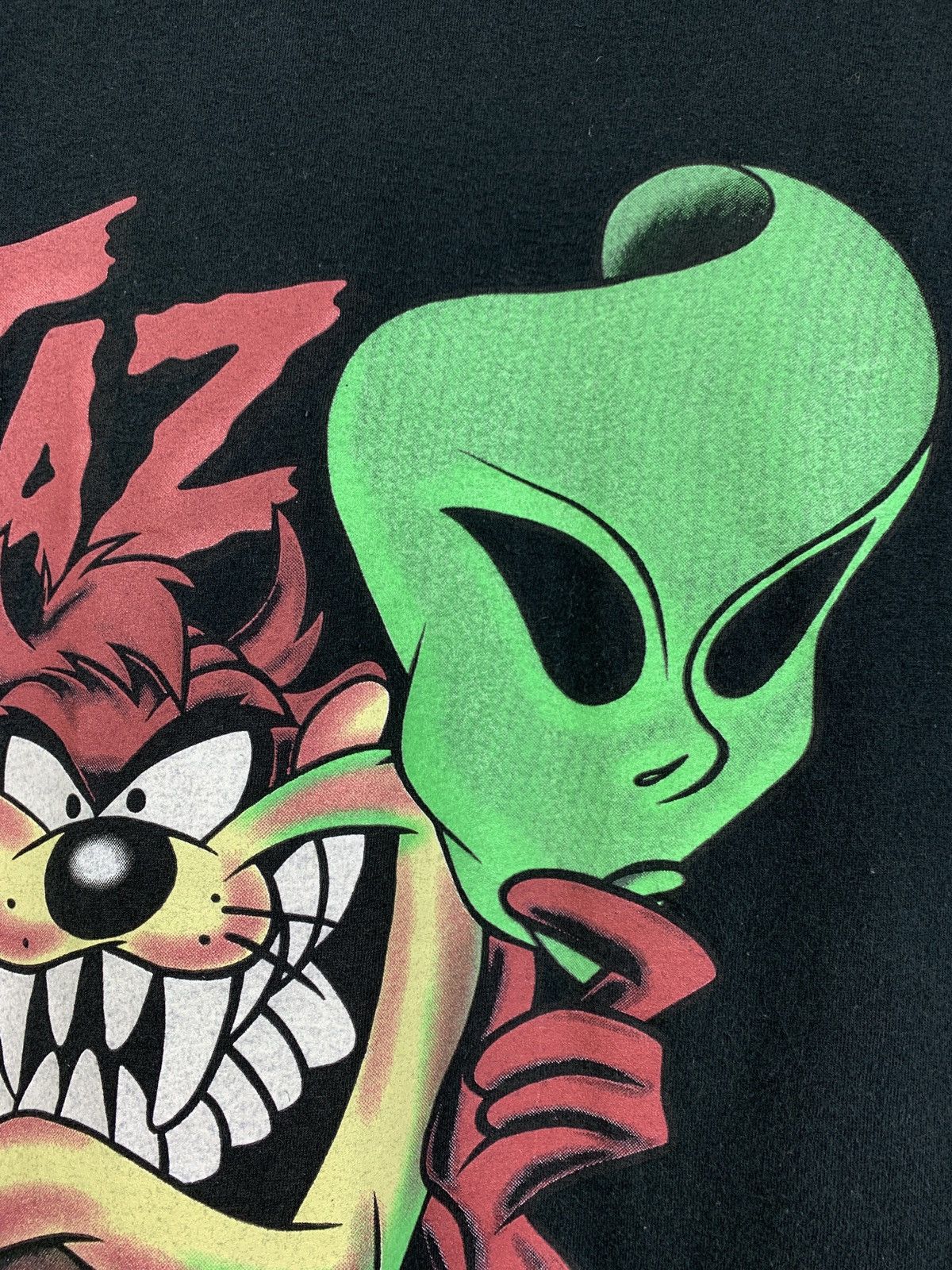 Alien Workshop 1997 Vintage Taz Alien Take Me To Your Leader Black T-Shirt Size US L / EU 52-54 / 3 - 12 Thumbnail