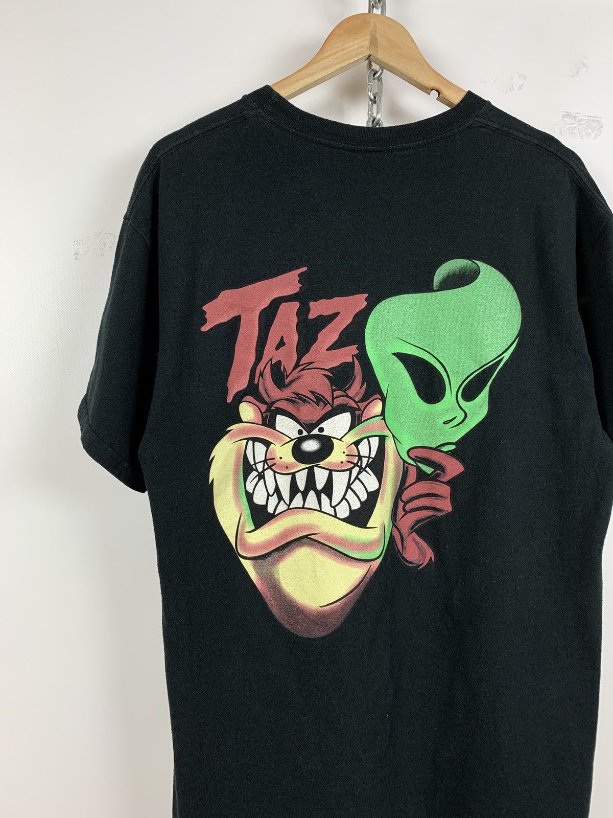 Alien Workshop 1997 Vintage Taz Alien Take Me To Your Leader Black T-Shirt Size US L / EU 52-54 / 3 - 8 Thumbnail