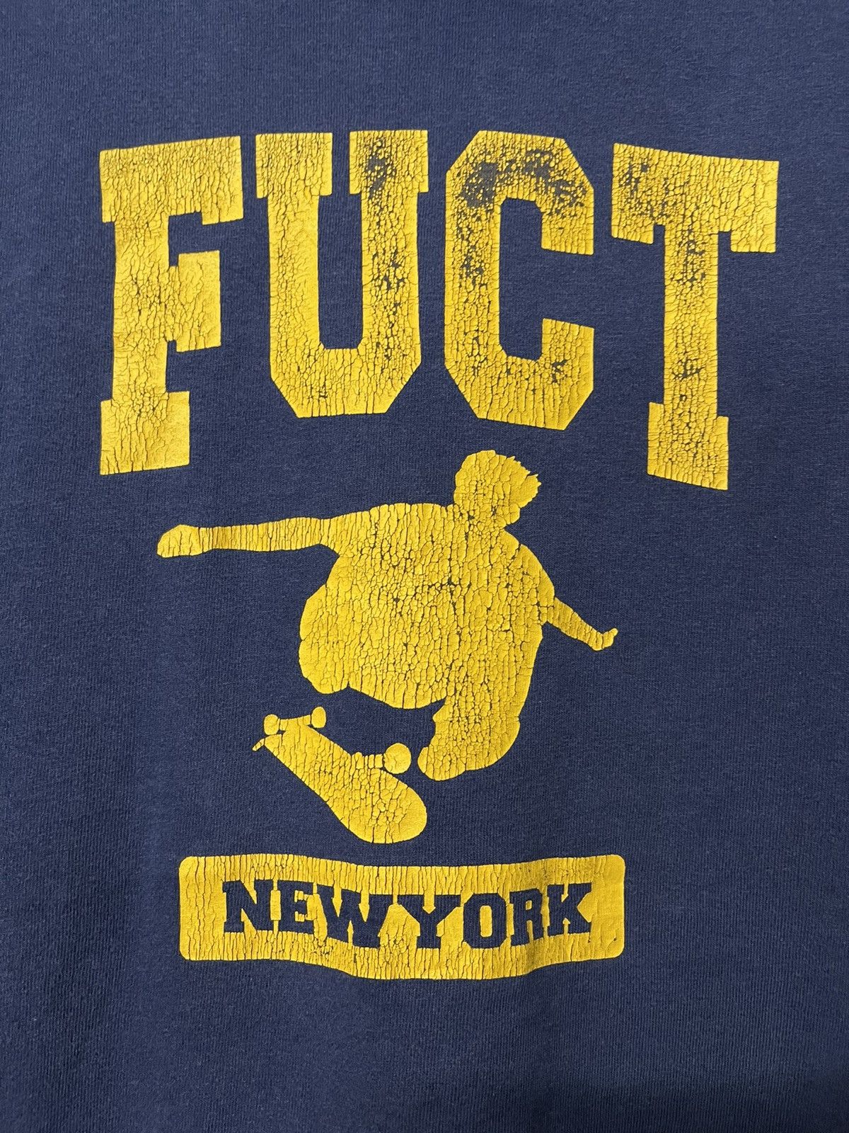 FUCT Vintage Fuct Skateboard Faded Tee Size US XL / EU 56 / 4 - 2 Thumbnail