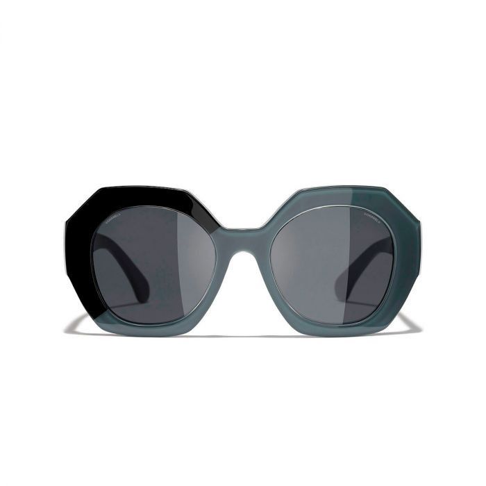 Chanel Chanel BNIB Round Sunglasses Black Grey Frame Size ONE SIZE - 3 Thumbnail