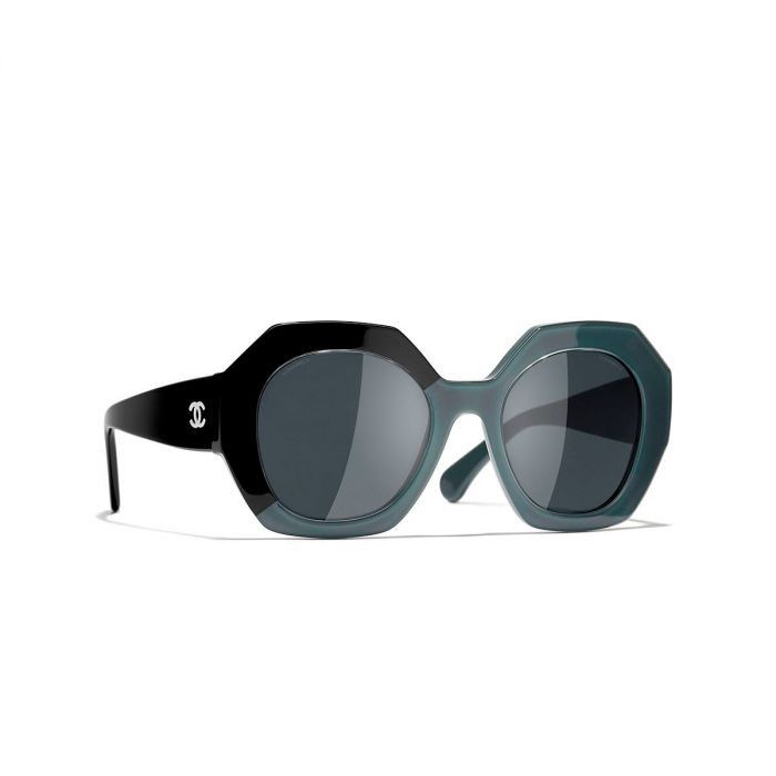Chanel Chanel BNIB Round Sunglasses Black Grey Frame Size ONE SIZE - 2 Thumbnail
