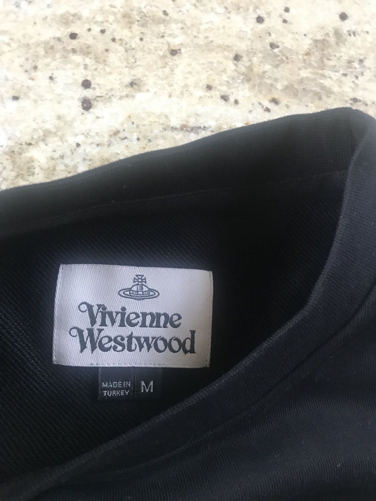 Vivienne Westwood Black Crewneck Sweater With Embroidered Logo Size US M / EU 48-50 / 2 - 7 Thumbnail