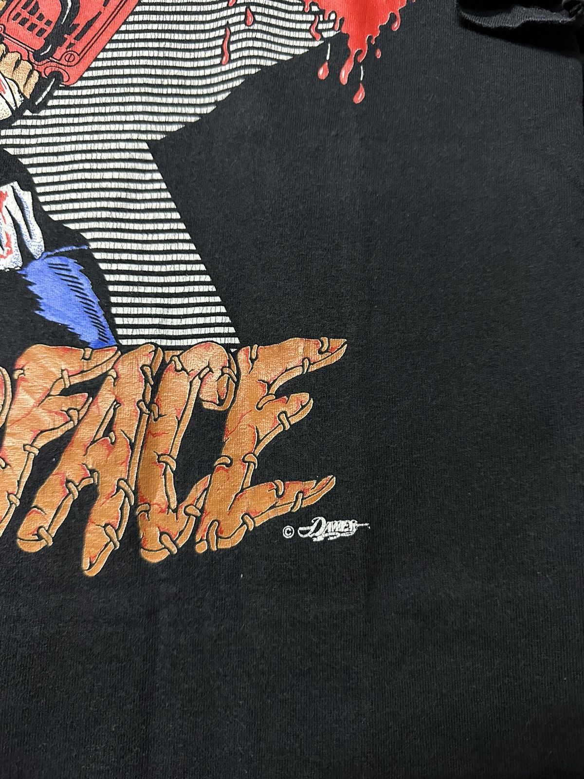 Expert Horror Rare Vintage Wwf Leatherface Wrestling Sun Faded Tee Size US M / EU 48-50 / 2 - 5 Thumbnail