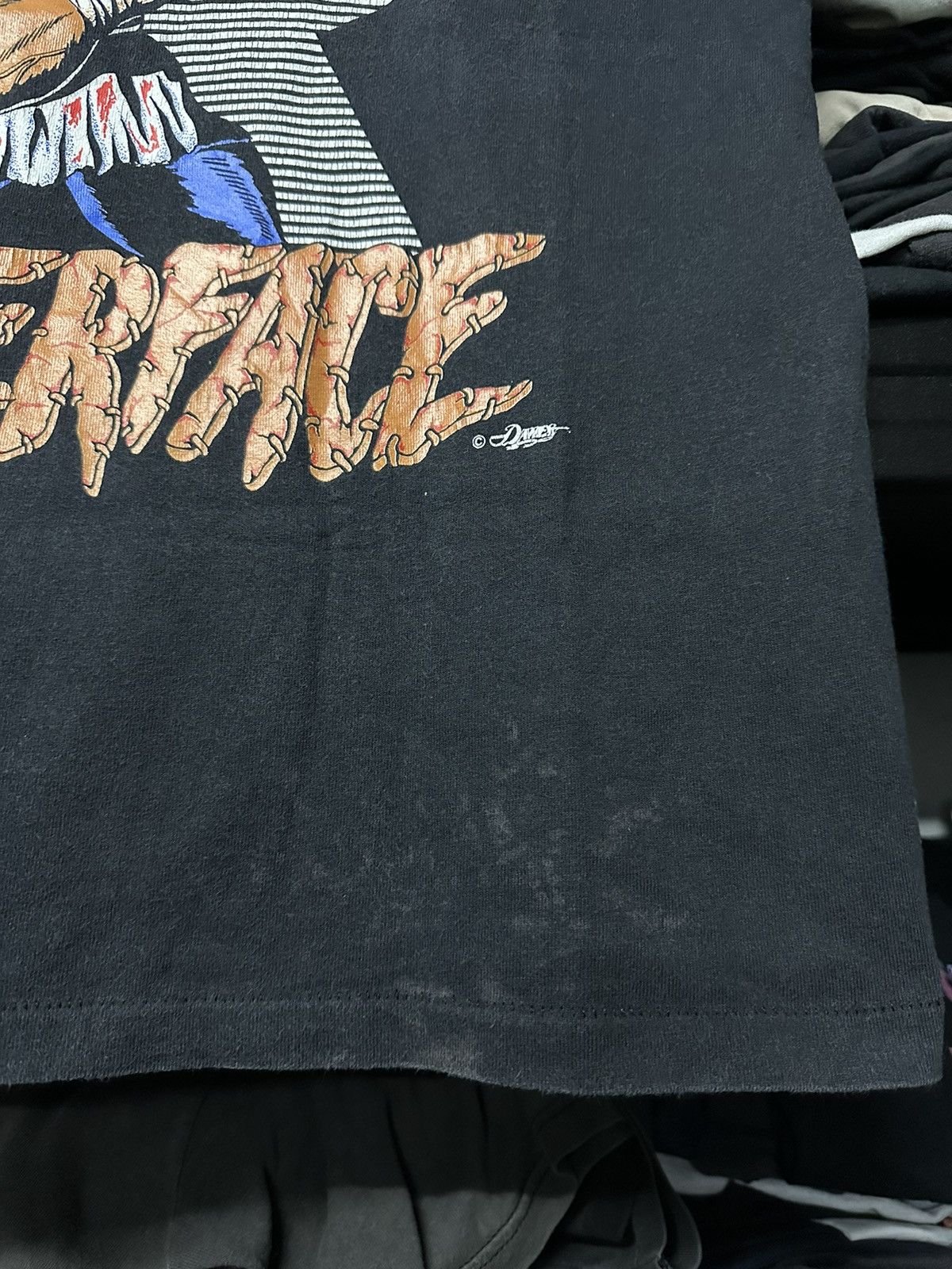 Expert Horror Rare Vintage Wwf Leatherface Wrestling Sun Faded Tee Size US M / EU 48-50 / 2 - 6 Thumbnail