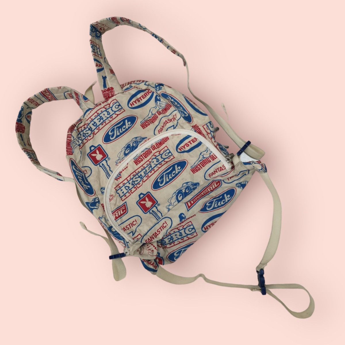 Hysteric Glamour × Japanese Brand × Vintage HYSTERIC GLAMOUR PACKABLE/CONVERTIBLE WAISTBAG / RUCKSACK Size ONE SIZE - 7 Thumbnail