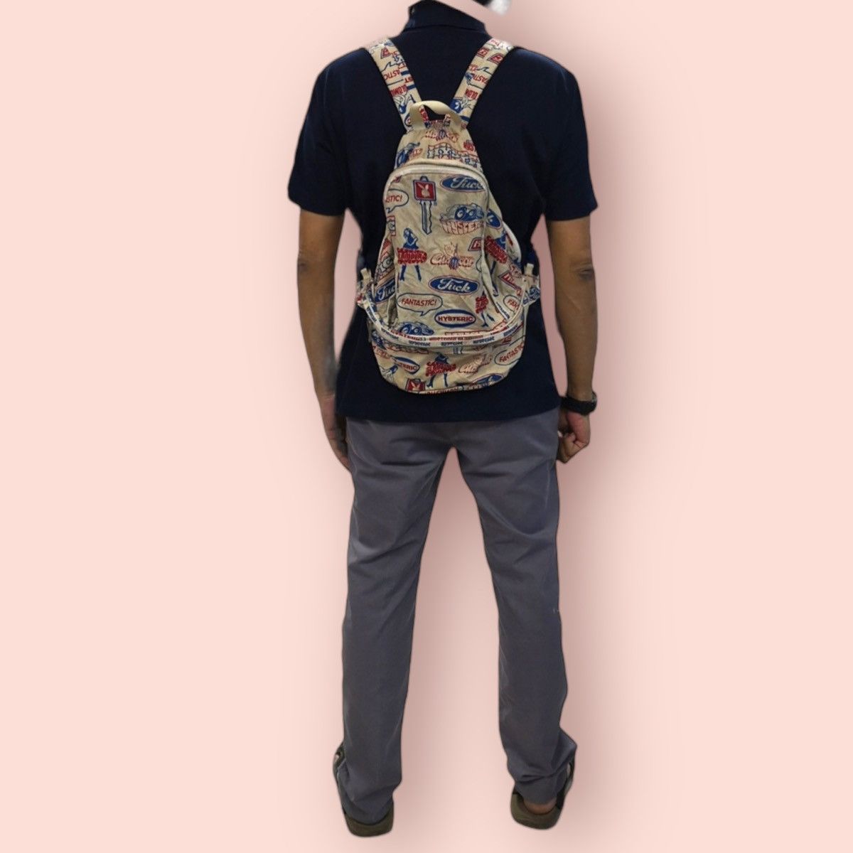 Hysteric Glamour × Japanese Brand × Vintage HYSTERIC GLAMOUR PACKABLE/CONVERTIBLE WAISTBAG / RUCKSACK Size ONE SIZE - 2 Thumbnail
