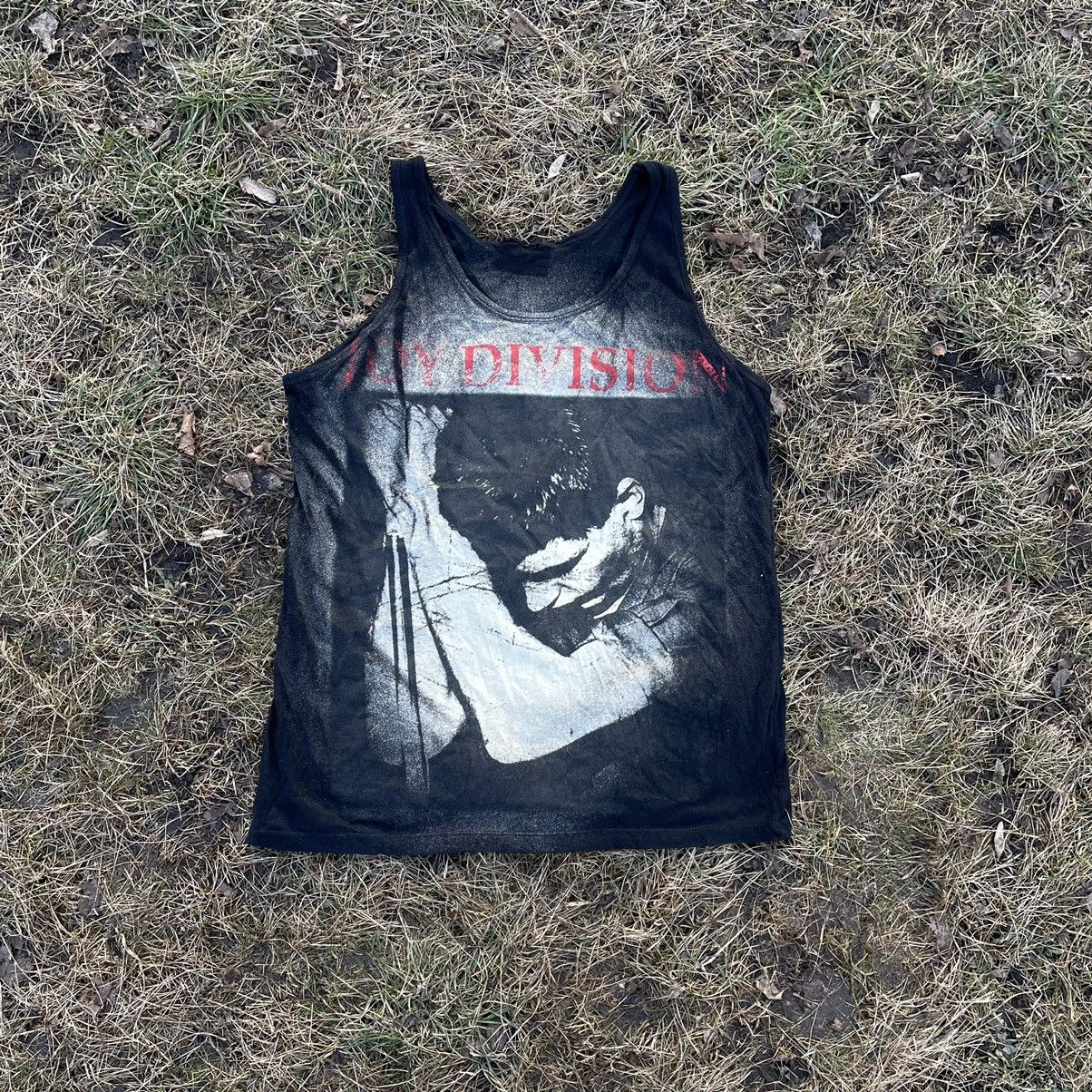 Vintage Vintage 90s Joy Division Band Tee Sun Faded Grunge Slim M Size US M / EU 48-50 / 2 - 1 Thumbnail