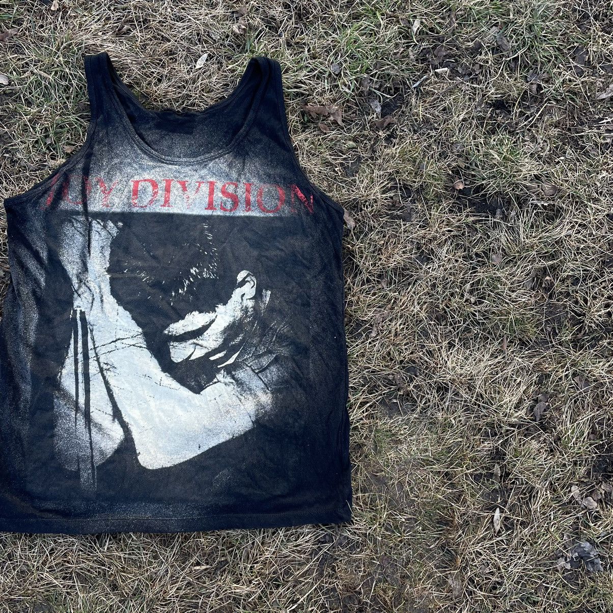 Vintage Vintage 90s Joy Division Band Tee Sun Faded Grunge Slim M Size US M / EU 48-50 / 2 - 3 Thumbnail