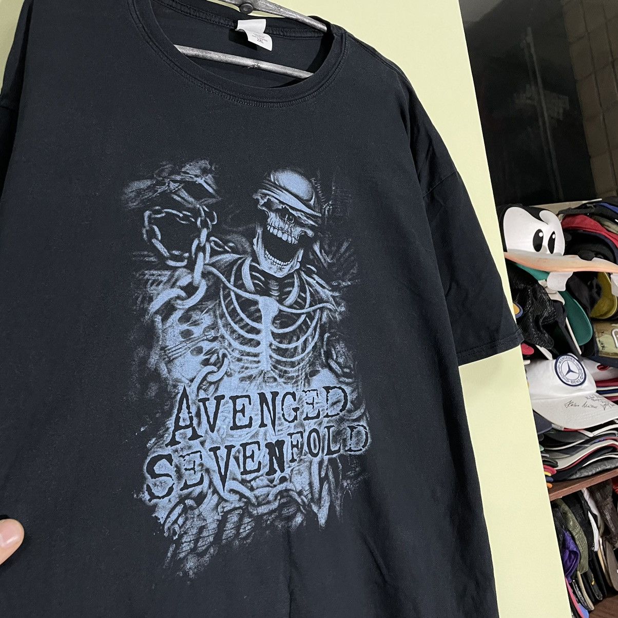 Vintage Vintage Y2K Skulls Graphic Tee Dark Horror Grunge Slim XXL Size US XXL / EU 58 / 5 - 4 Thumbnail