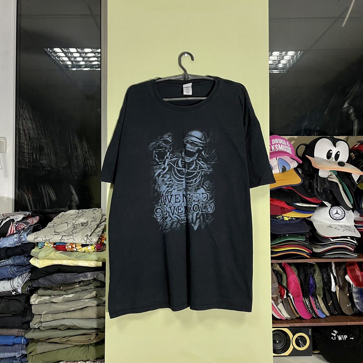 Vintage Vintage Y2K Skulls Graphic Tee Dark Horror Grunge Slim XXL Size US XXL / EU 58 / 5 - 1 Thumbnail