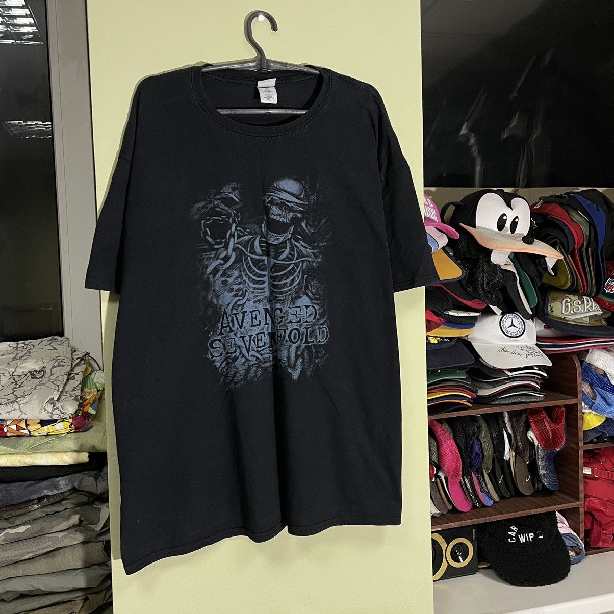 Vintage Vintage Y2K Skulls Graphic Tee Dark Horror Grunge Slim XXL Size US XXL / EU 58 / 5 - 3 Thumbnail