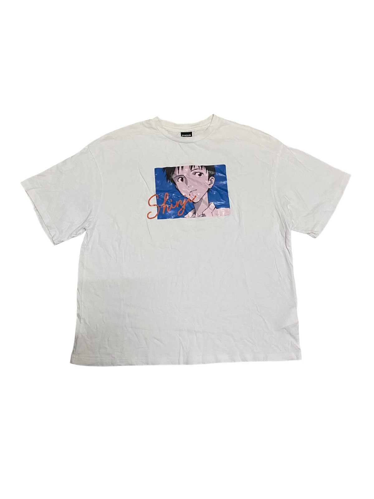 Anime × Japanese Brand × Vintage Vintage Evangelion Shinji Japanese White Tee Size US L / EU 52-54 / 3 - 1 Thumbnail