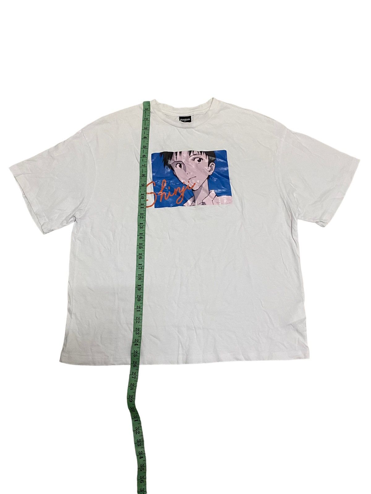 Anime × Japanese Brand × Vintage Vintage Evangelion Shinji Japanese White Tee Size US L / EU 52-54 / 3 - 7 Thumbnail