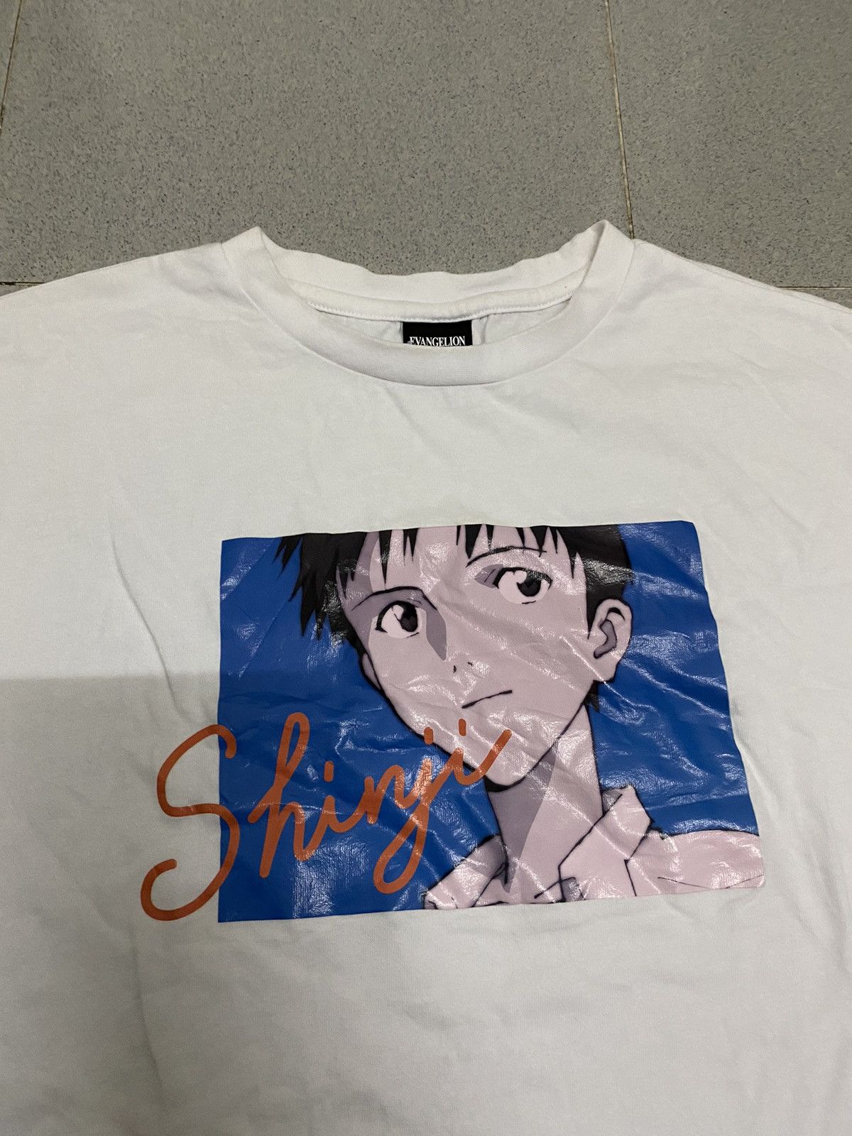 Anime × Japanese Brand × Vintage Vintage Evangelion Shinji Japanese White Tee Size US L / EU 52-54 / 3 - 2 Thumbnail