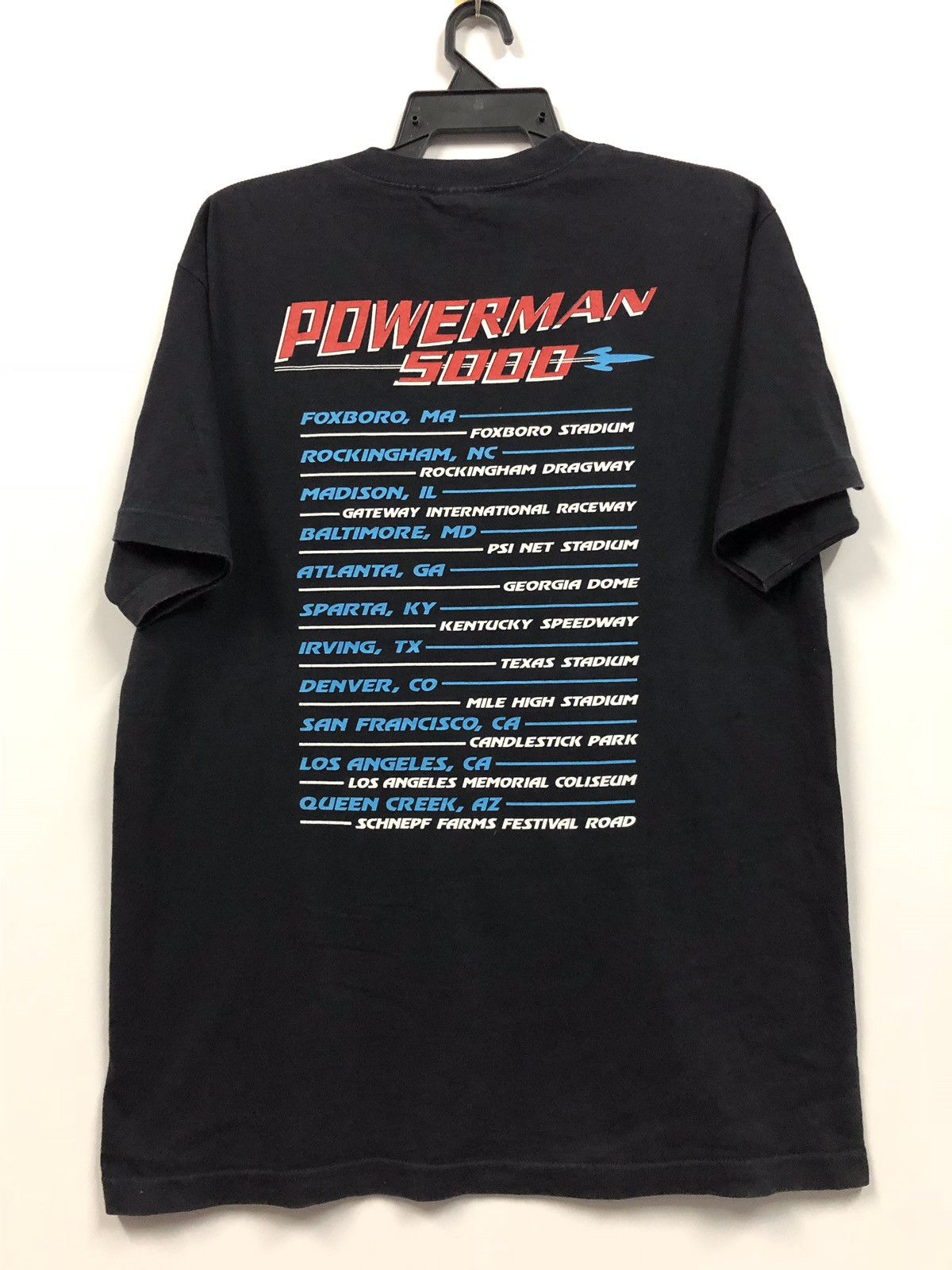 Band Tees × Vintage Vintage Powerman 5000 Rockets & robots tour by giant shirt Size US L / EU 52-54 / 3 - 6 Thumbnail
