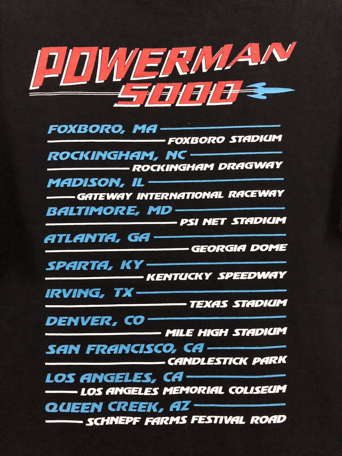 Band Tees × Vintage Vintage Powerman 5000 Rockets & robots tour by giant shirt Size US L / EU 52-54 / 3 - 7 Thumbnail