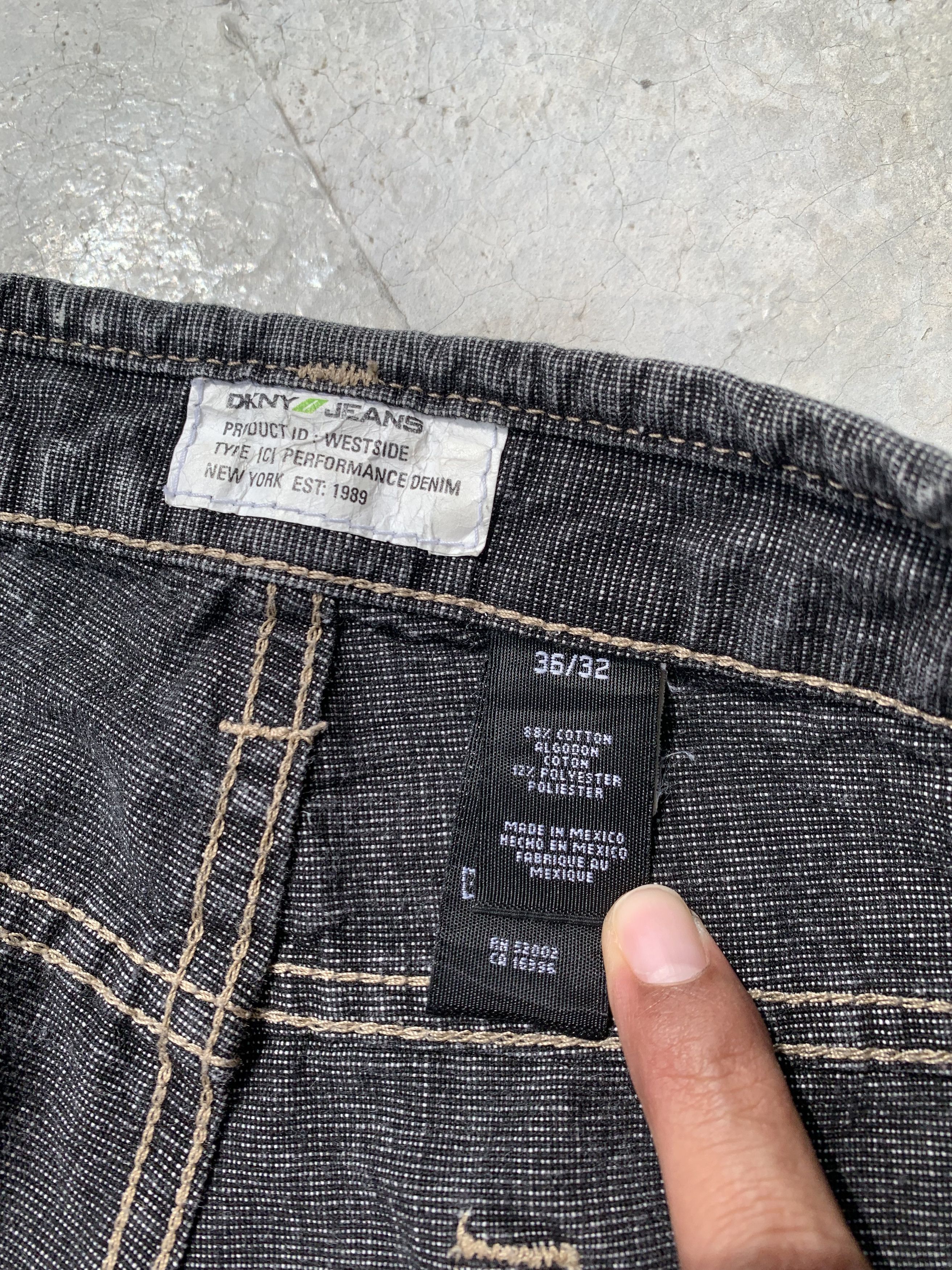 DKNY Vintage Baggy DKNY Performance Denim Pants Size US 36 / EU 52 - 9 Thumbnail