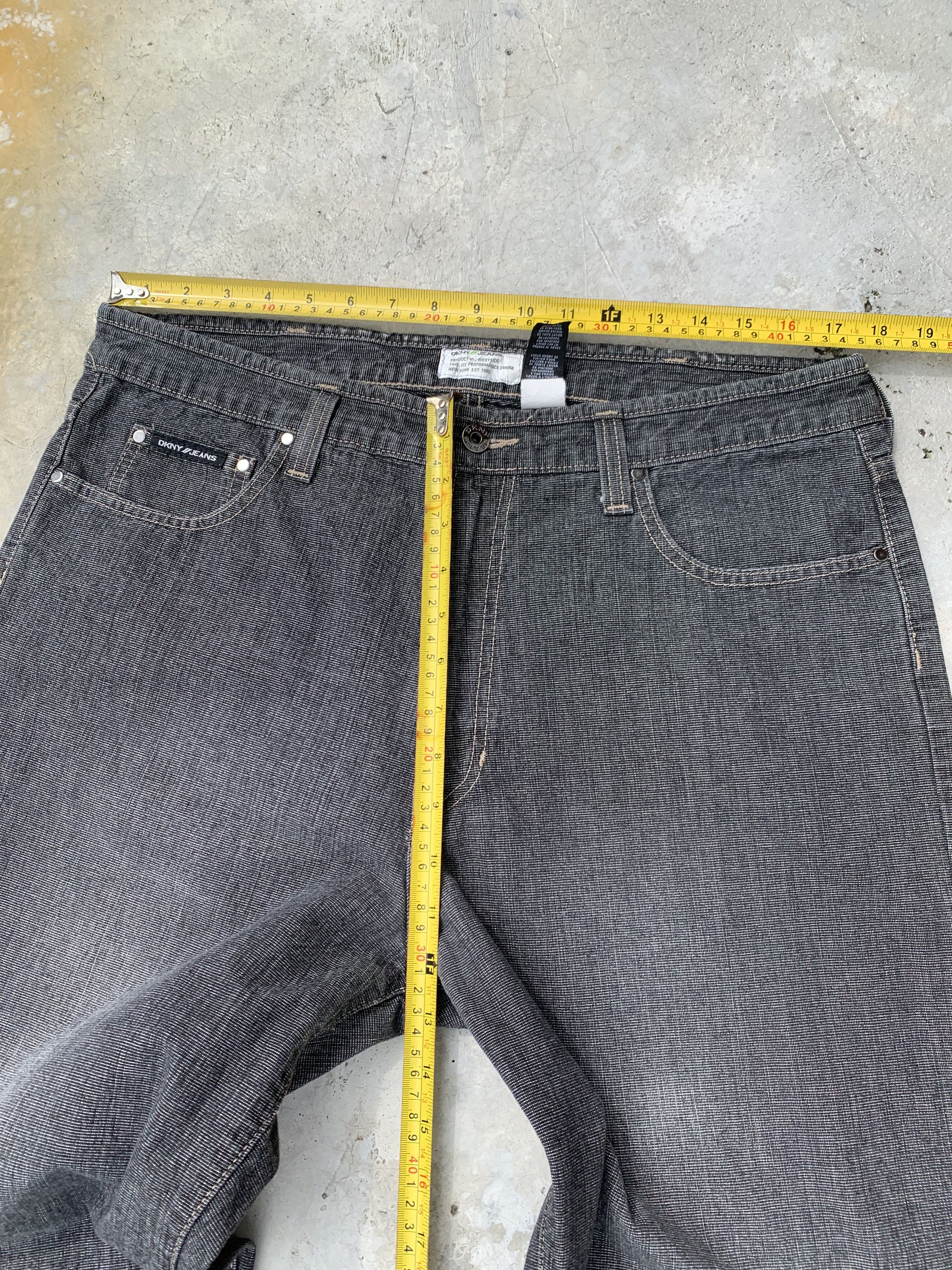 DKNY Vintage Baggy DKNY Performance Denim Pants Size US 36 / EU 52 - 5 Thumbnail