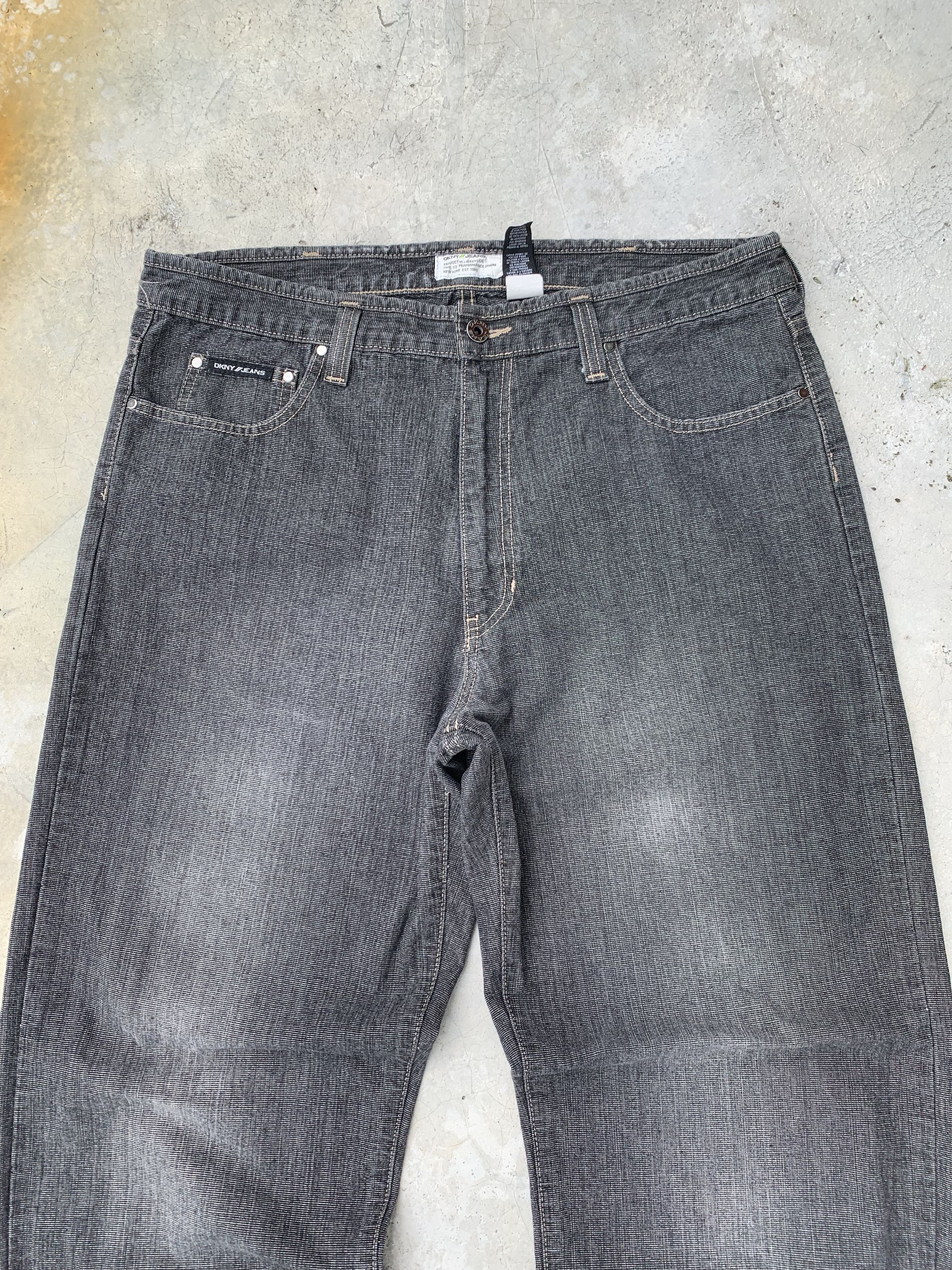 DKNY Vintage Baggy DKNY Performance Denim Pants Size US 36 / EU 52 - 3 Thumbnail