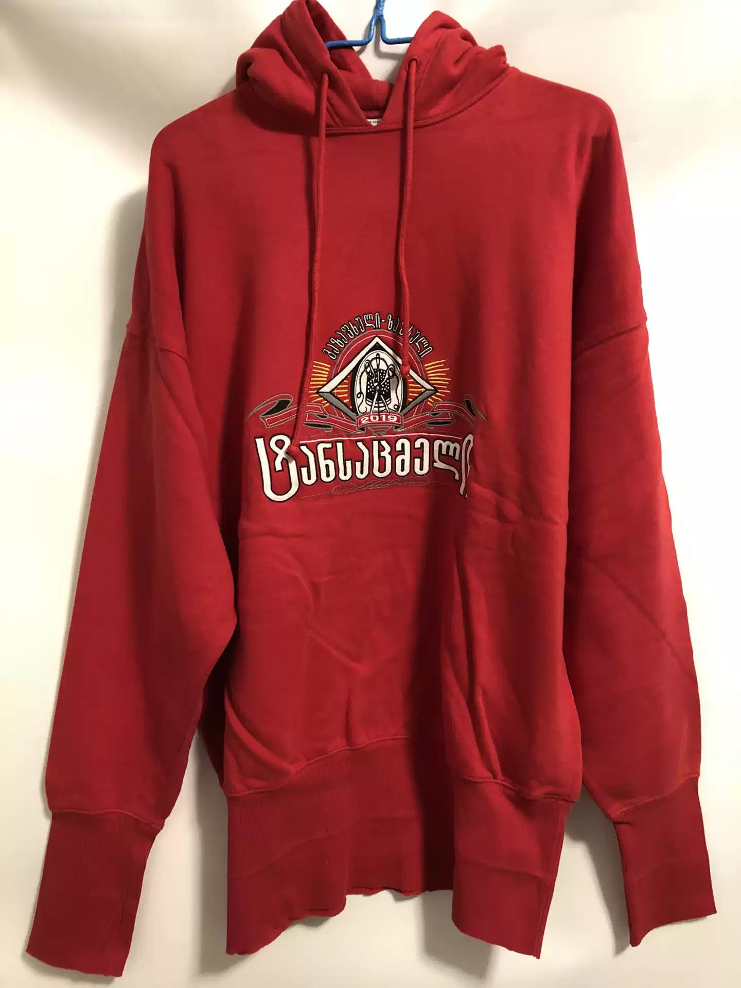 Vetements VTM 2018FW Red Hoodie