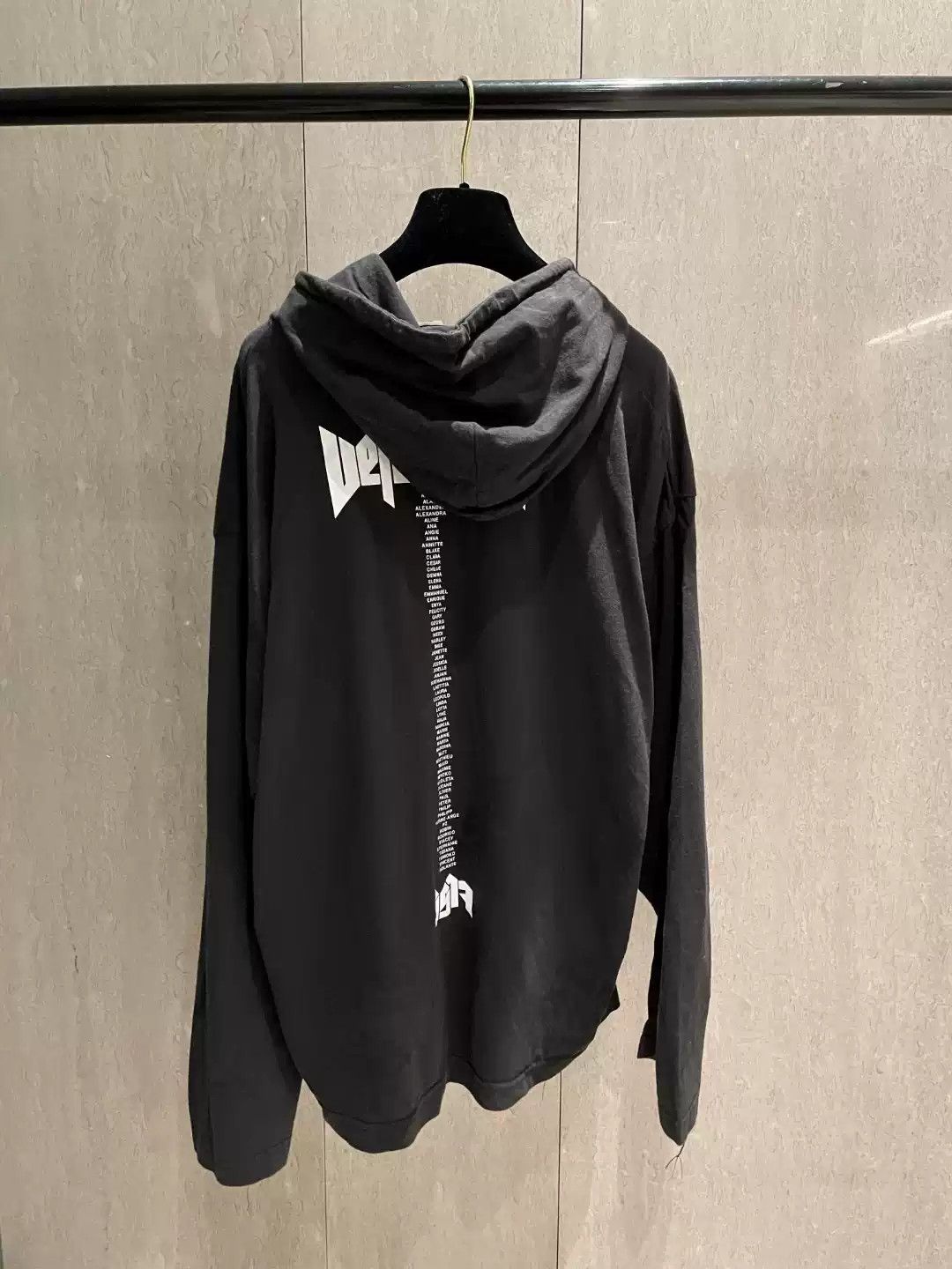 Vetements Vetements VTM "Staff" Logo Black Hoodie Size S / US 4 / IT 40 - 4 Thumbnail