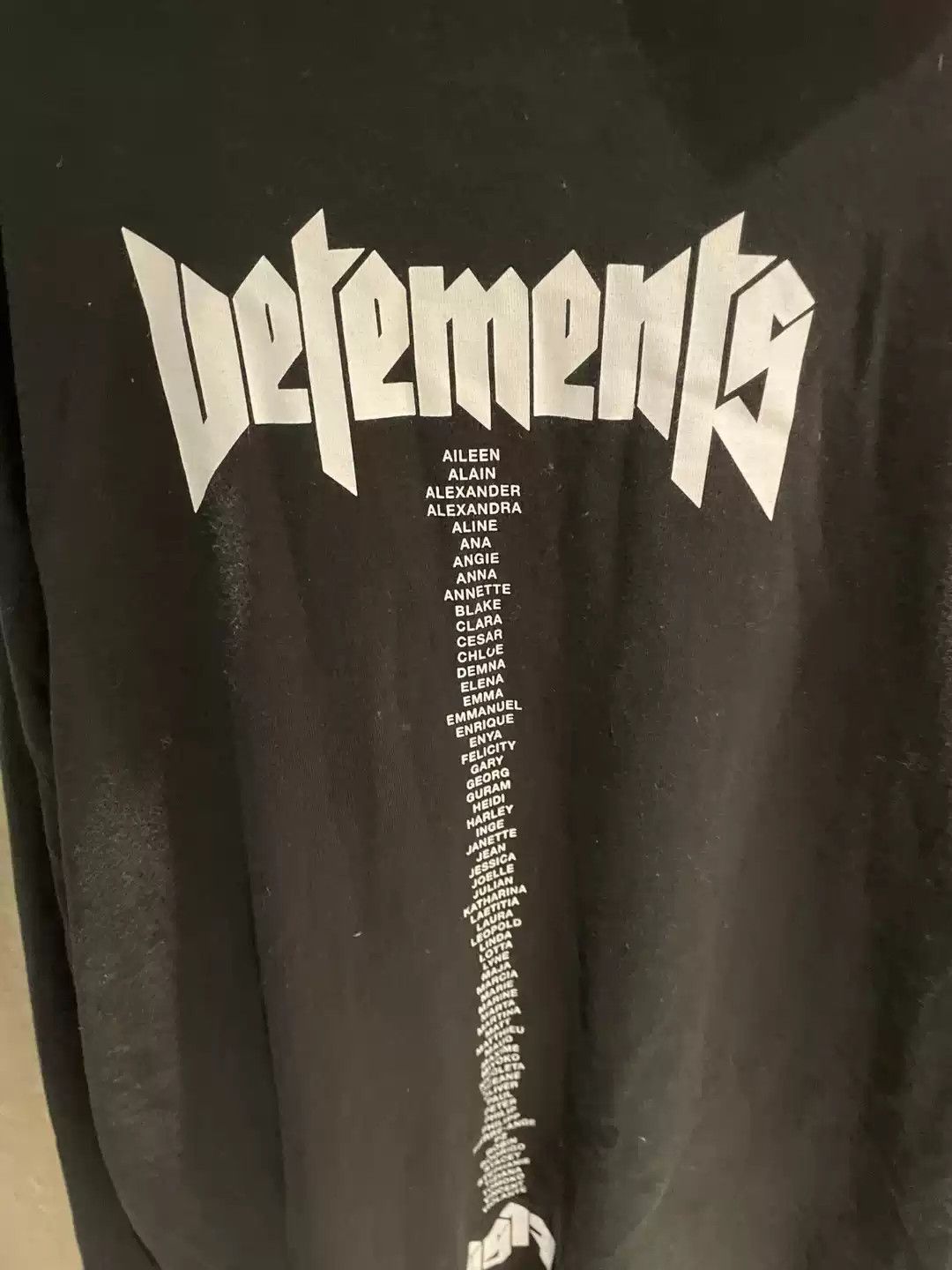 Vetements Vetements VTM "Staff" Logo Black Hoodie Size S / US 4 / IT 40 - 3 Thumbnail