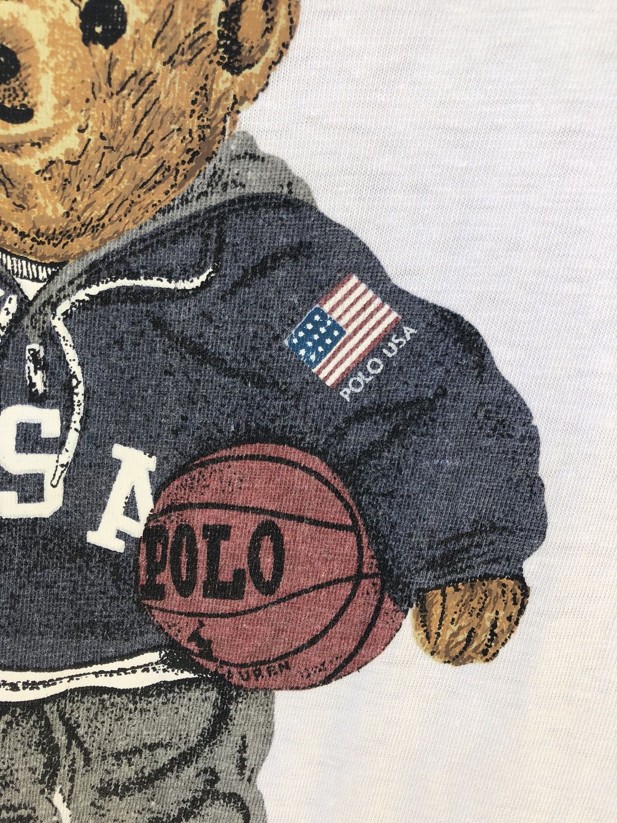 Polo Ralph Lauren Vtg 90s Iconic Polo Ralph Lauren Bear Made in Usa Size US L / EU 52-54 / 3 - 3 Thumbnail