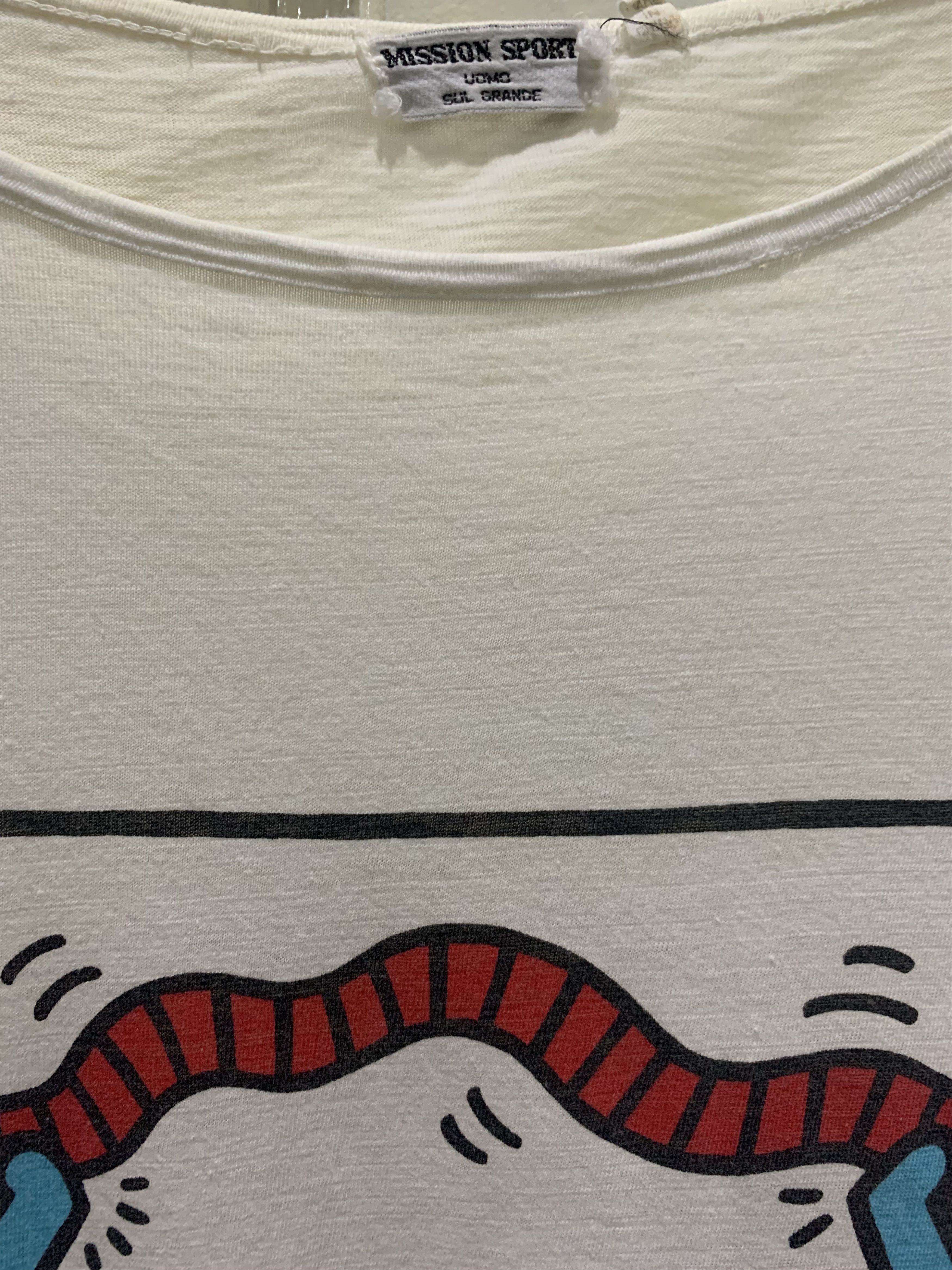 Keith Haring Vintage Keith Haring Snake Tee Size US L / EU 52-54 / 3 - 3 Thumbnail