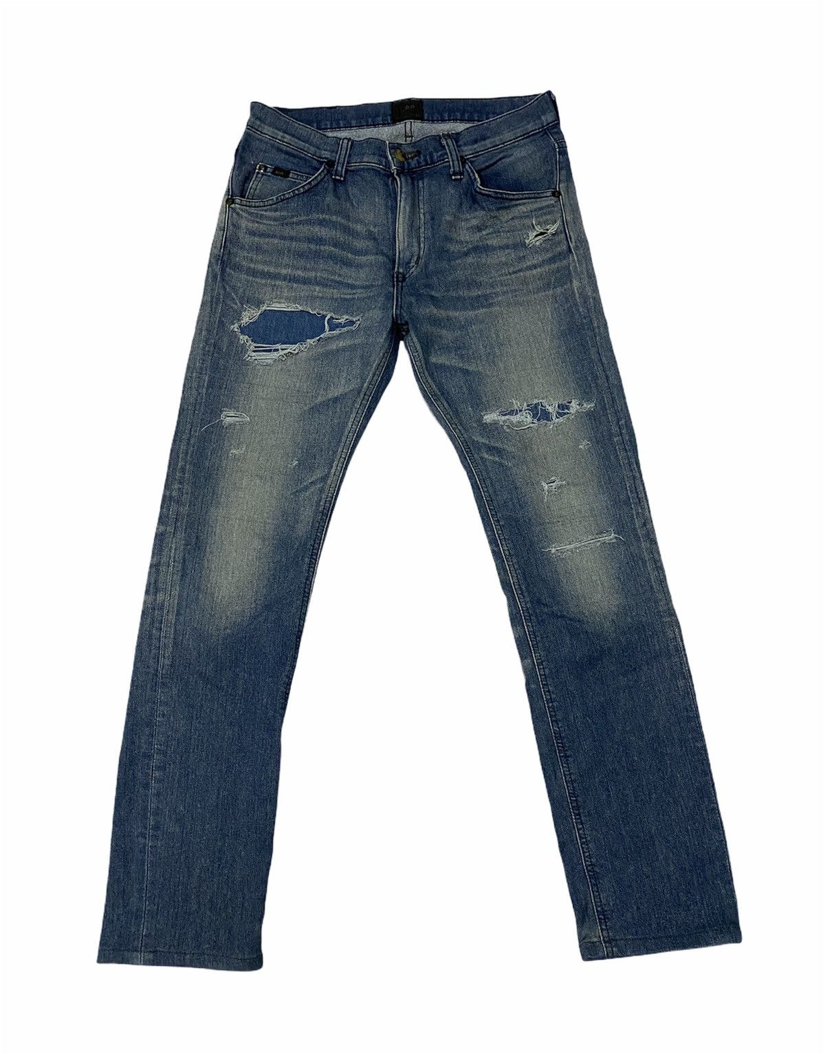 Nano Universe Lee Exclusive Union Made X Nano Universe Patchwork Jeans ...