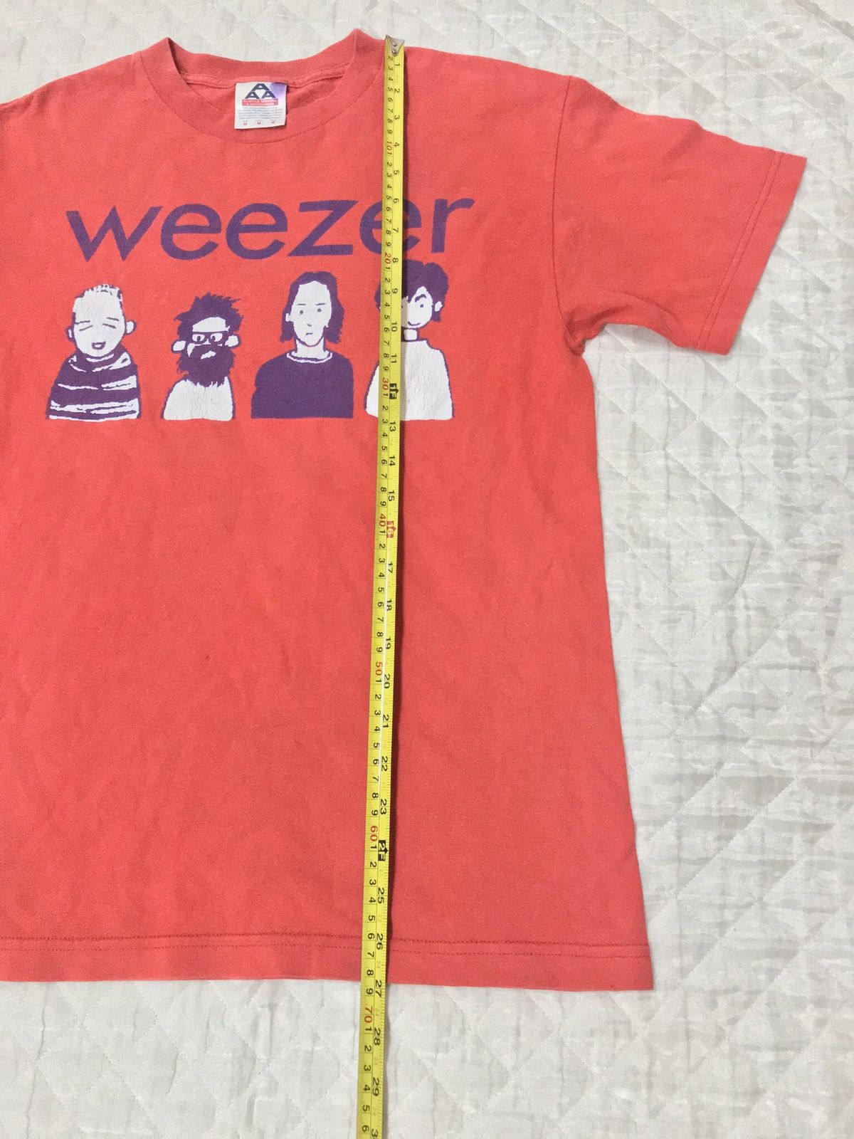 Vintage late 90s Weezer Iconic Cartoon Promo Tee
