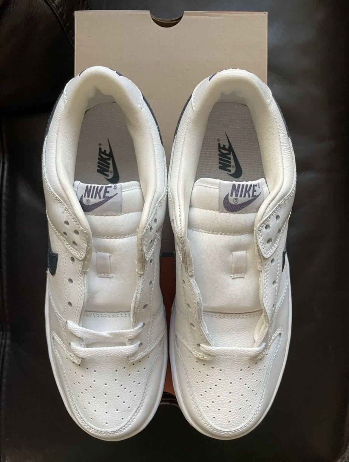 Nike 2002 Nike Dunk Low Pro Wmns White/Medium Denim Size 11/9.5 Size US 10 / EU 43 - 3 Thumbnail