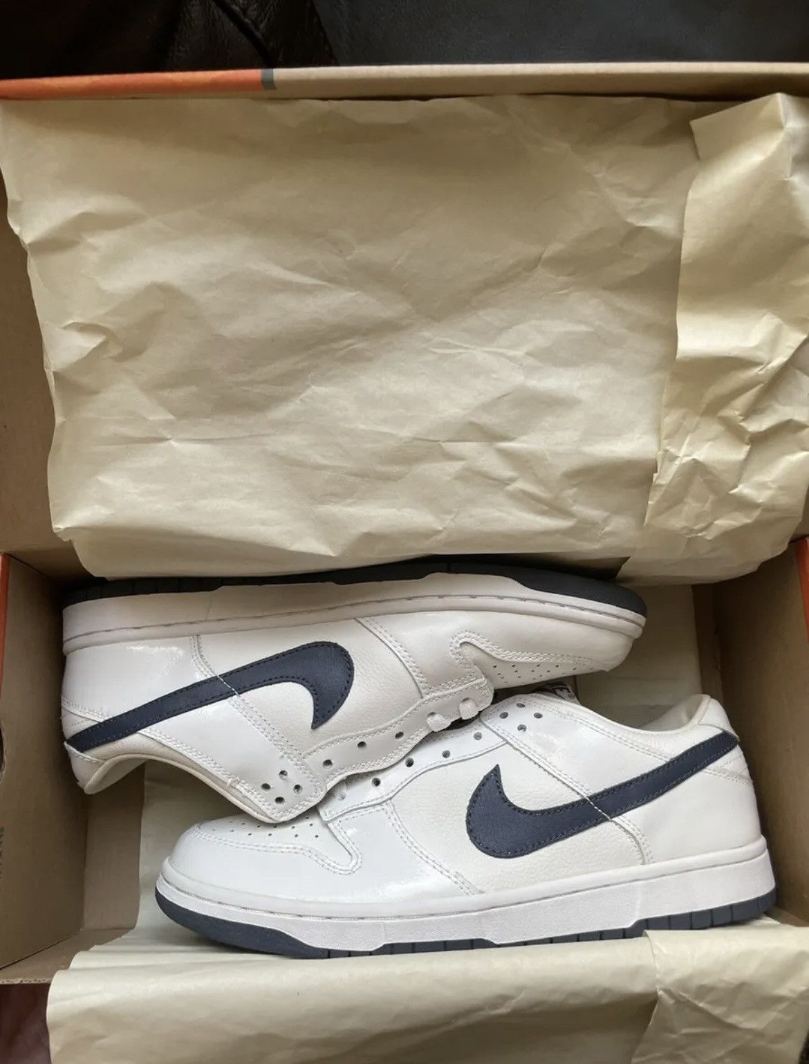 Nike 2002 Nike Dunk Low Pro Wmns White/Medium Denim Size 11/9.5 Size US 10 / EU 43 - 11 Thumbnail