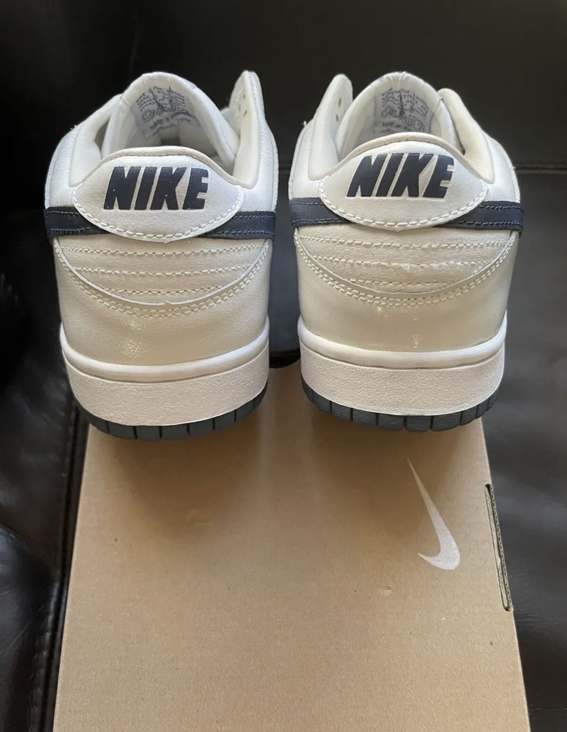 Nike 2002 Nike Dunk Low Pro Wmns White/Medium Denim Size 11/9.5 Size US 10 / EU 43 - 6 Thumbnail