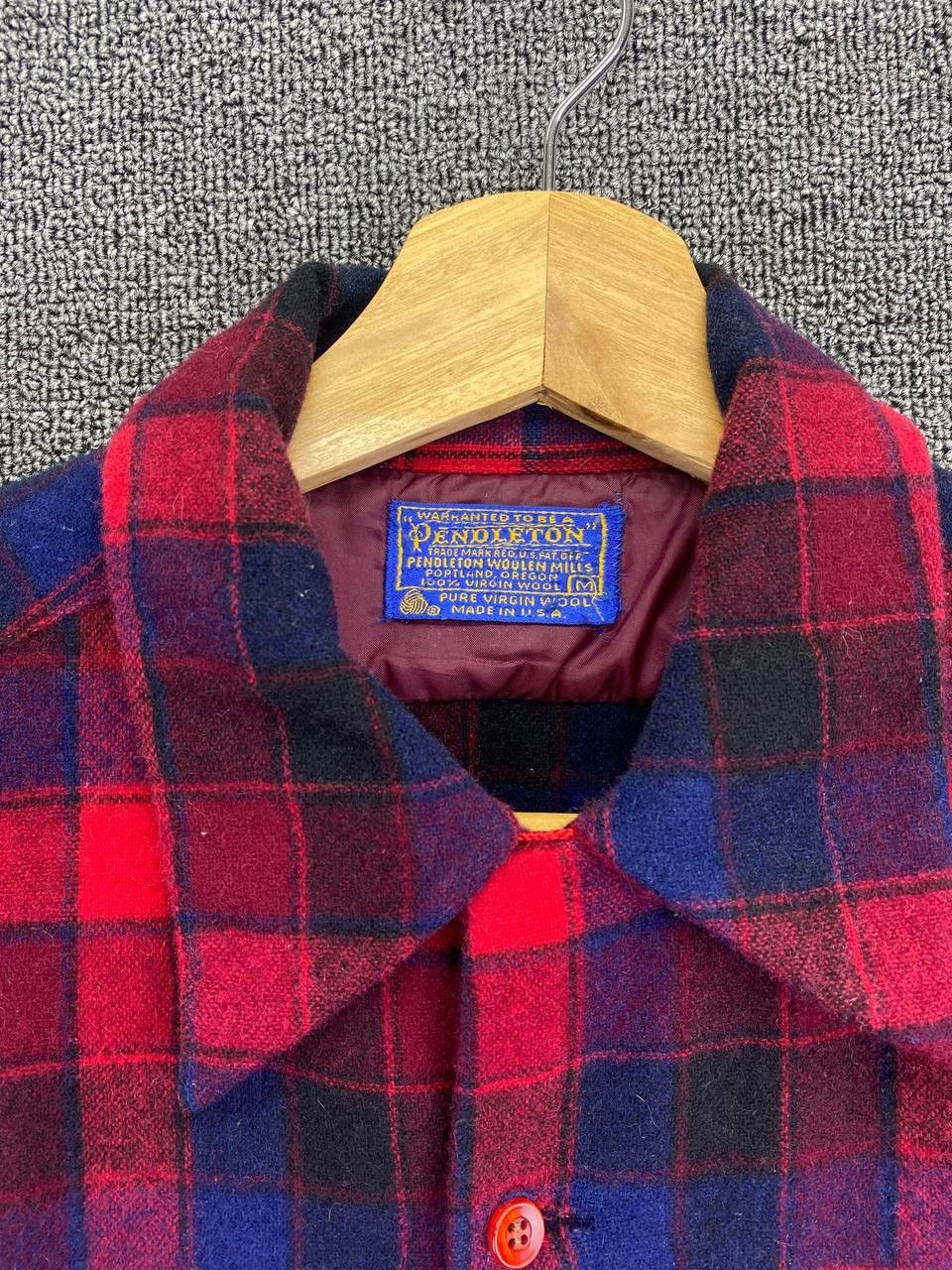 Pendleton Vintage Pendleton Wool Flannel Shadow Plaid Double Pocket Size US M / EU 48-50 / 2 - 4 Thumbnail