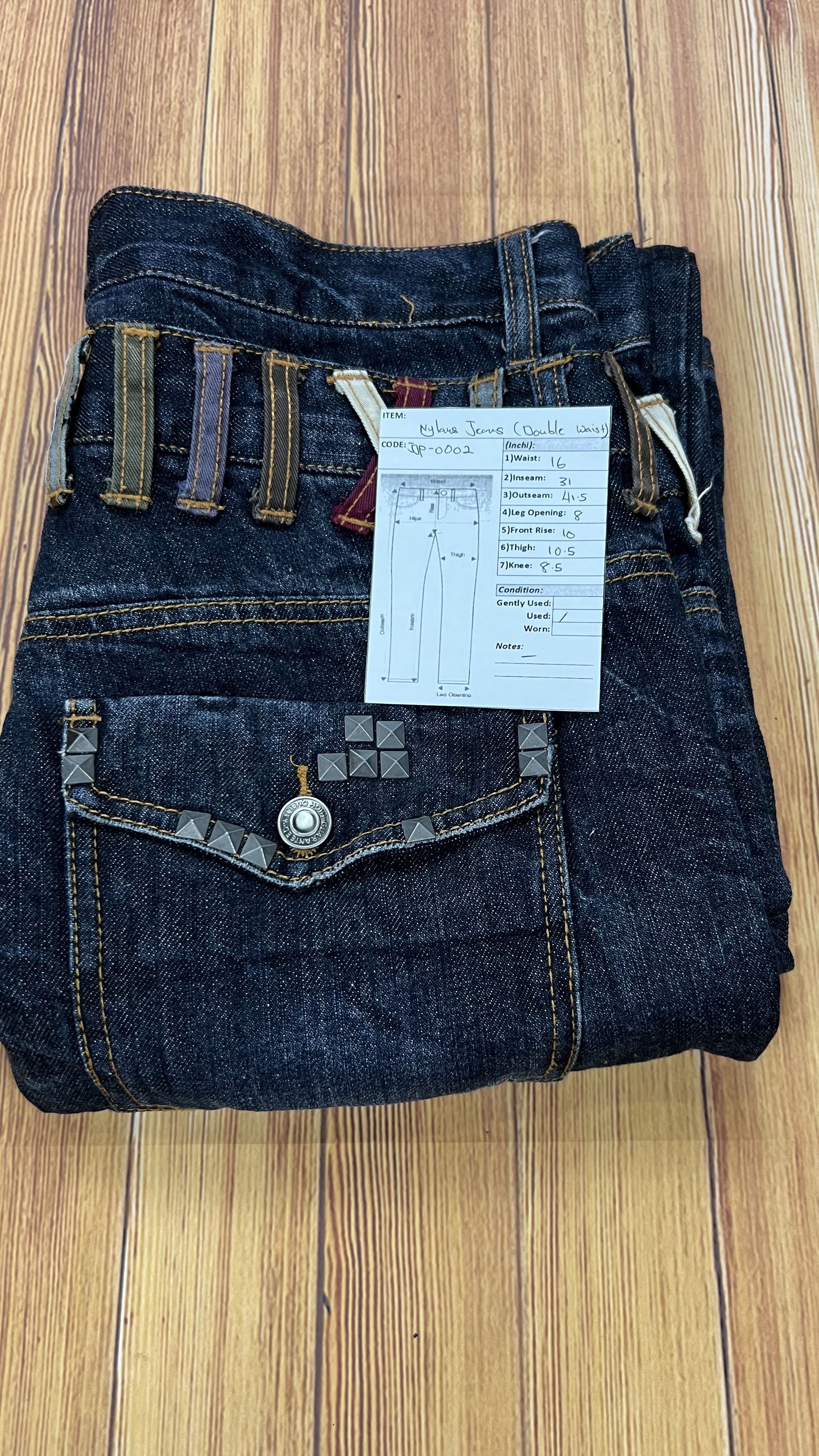 Japanese Brand × Vintage NYLAUS Double Waist Storm Pattern Size US 32 / EU 48 - 16 Thumbnail