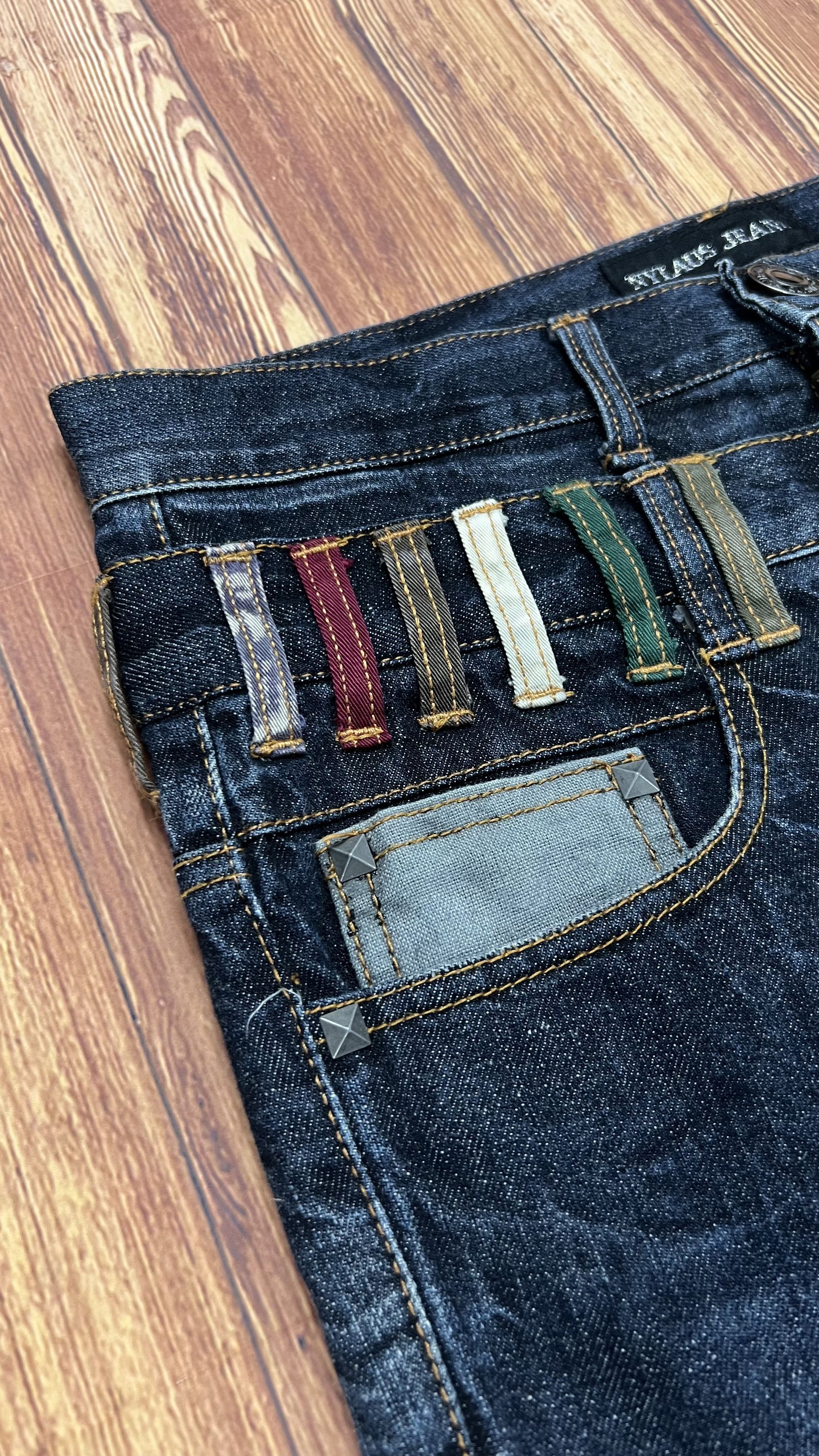 Japanese Brand × Vintage NYLAUS Double Waist Storm Pattern Size US 32 / EU 48 - 4 Thumbnail
