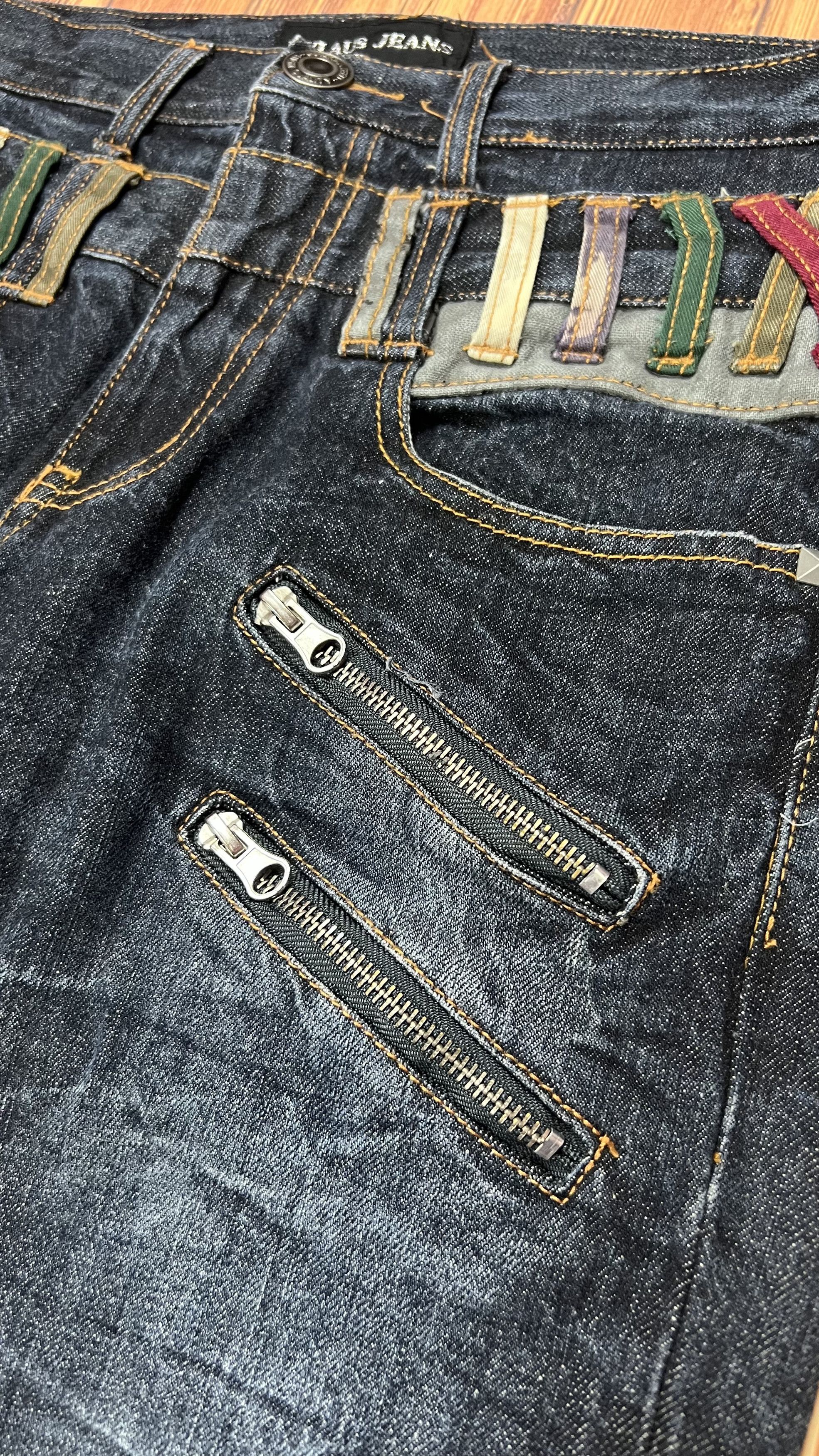 Japanese Brand × Vintage NYLAUS Double Waist Storm Pattern Size US 32 / EU 48 - 5 Thumbnail