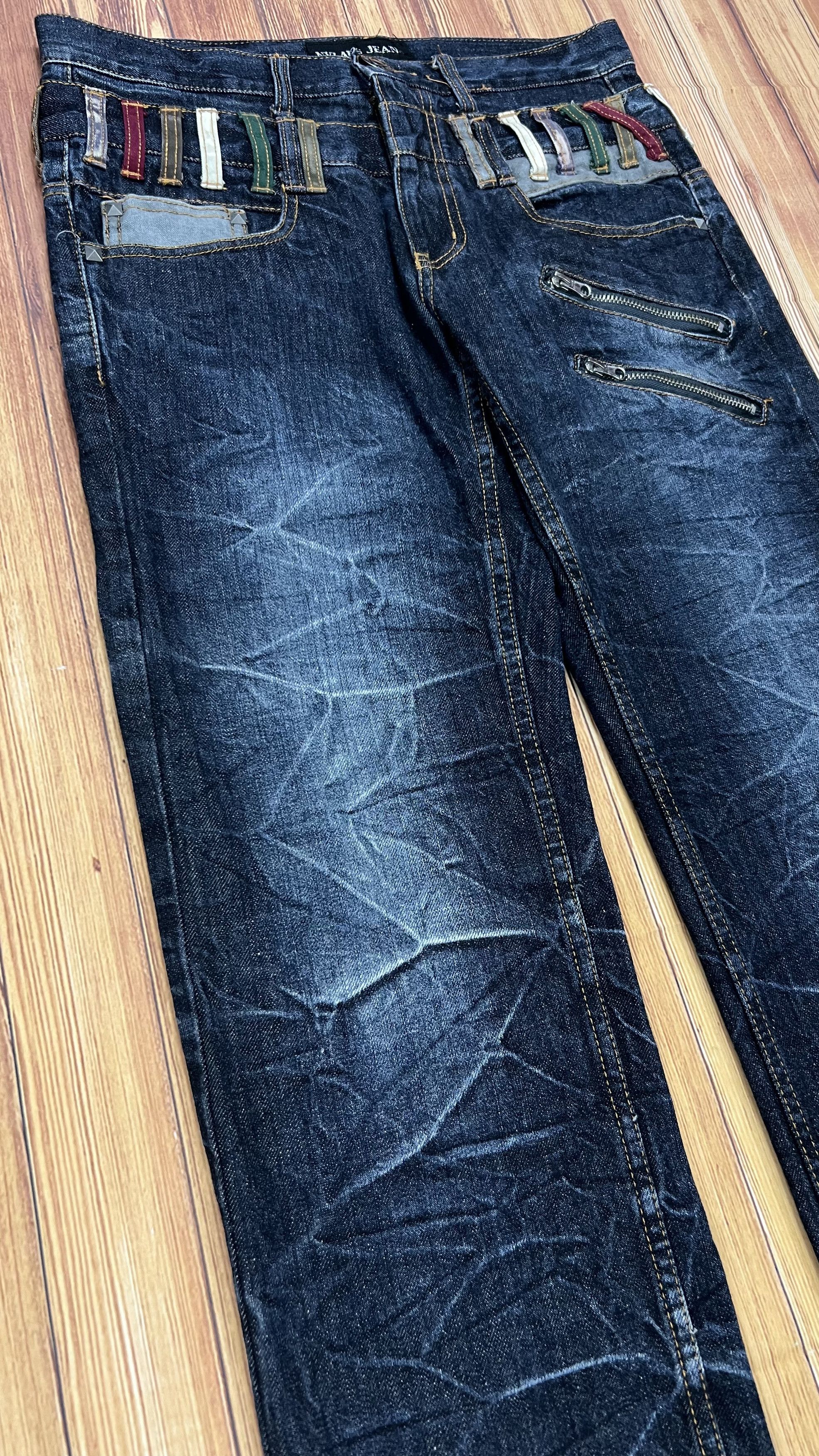 Japanese Brand × Vintage NYLAUS Double Waist Storm Pattern Size US 32 / EU 48 - 3 Thumbnail
