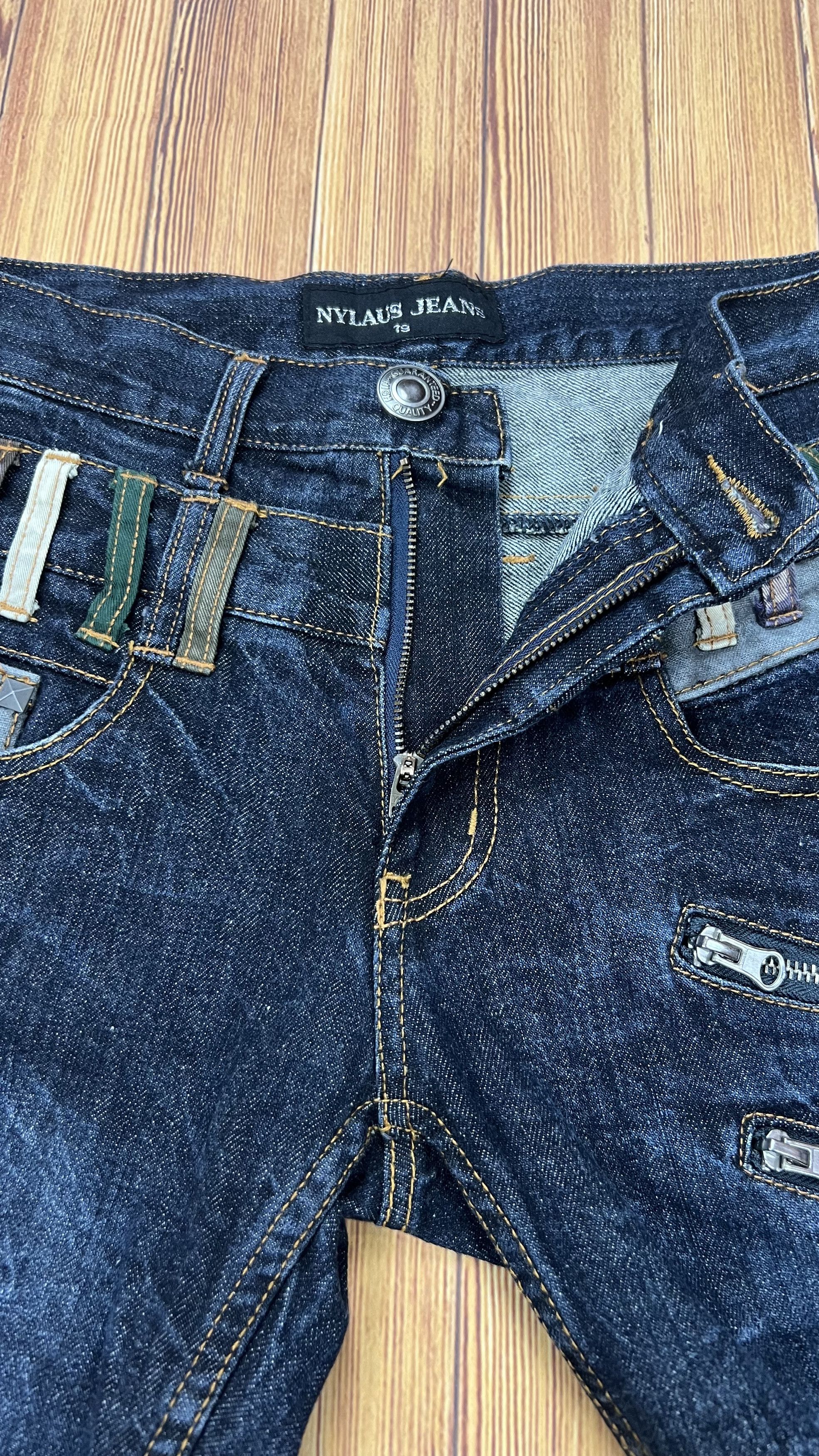 Japanese Brand × Vintage NYLAUS Double Waist Storm Pattern Size US 32 / EU 48 - 12 Thumbnail