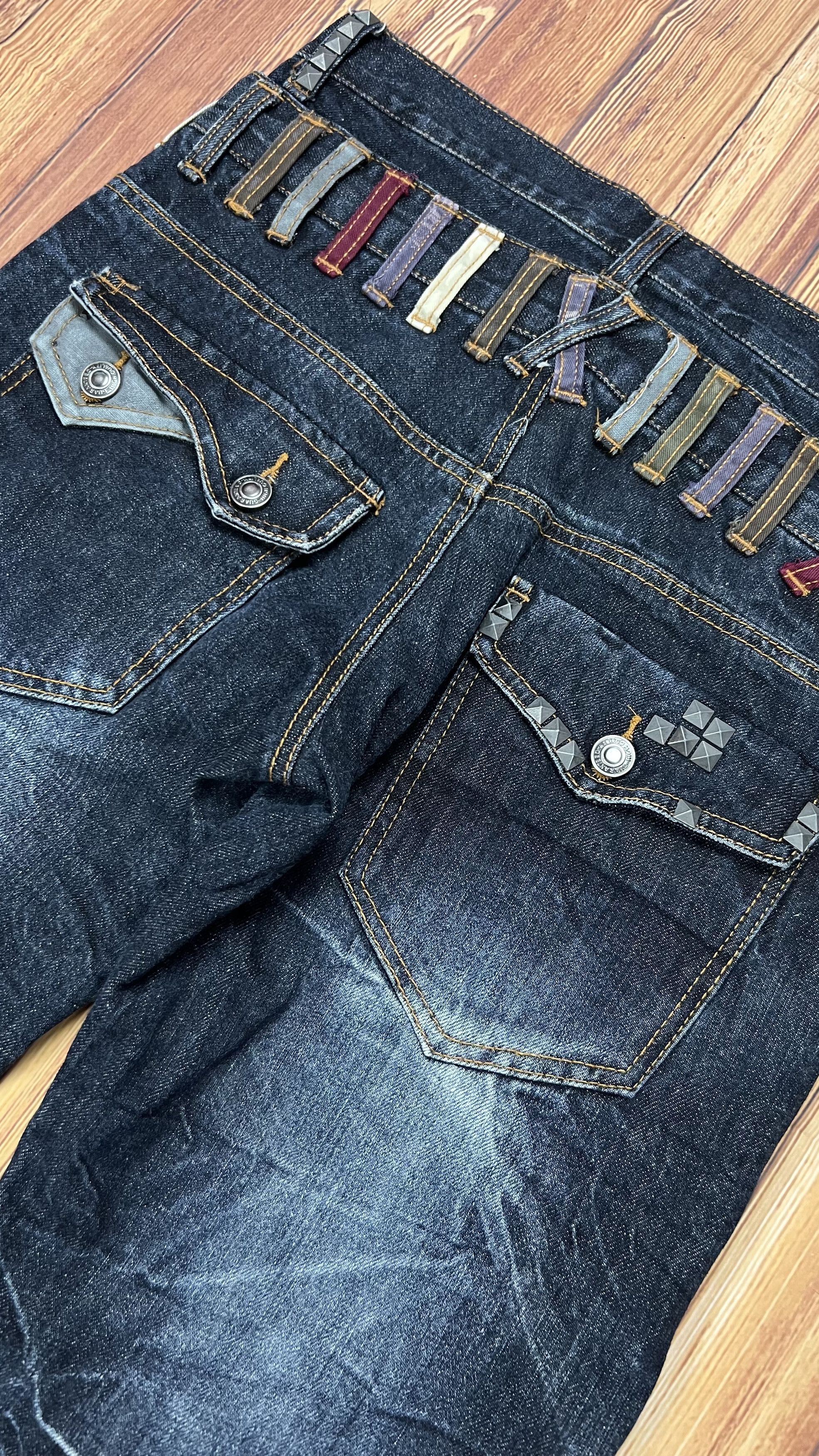 Japanese Brand × Vintage NYLAUS Double Waist Storm Pattern Size US 32 / EU 48 - 10 Thumbnail