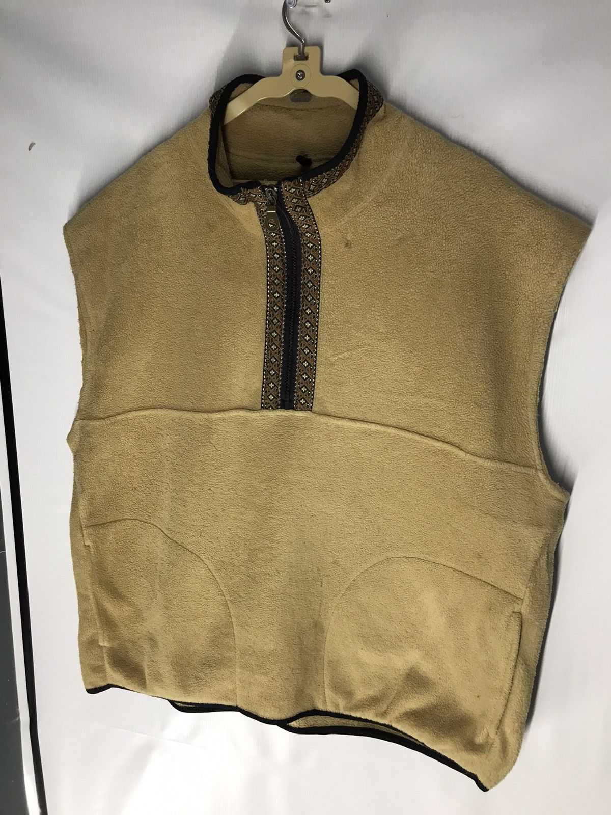 Vintage × Woolrich Woolen Mills Vintage woolrich fleece sleeveless half zipper made in usa Size US L / EU 52-54 / 3 - 3 Thumbnail