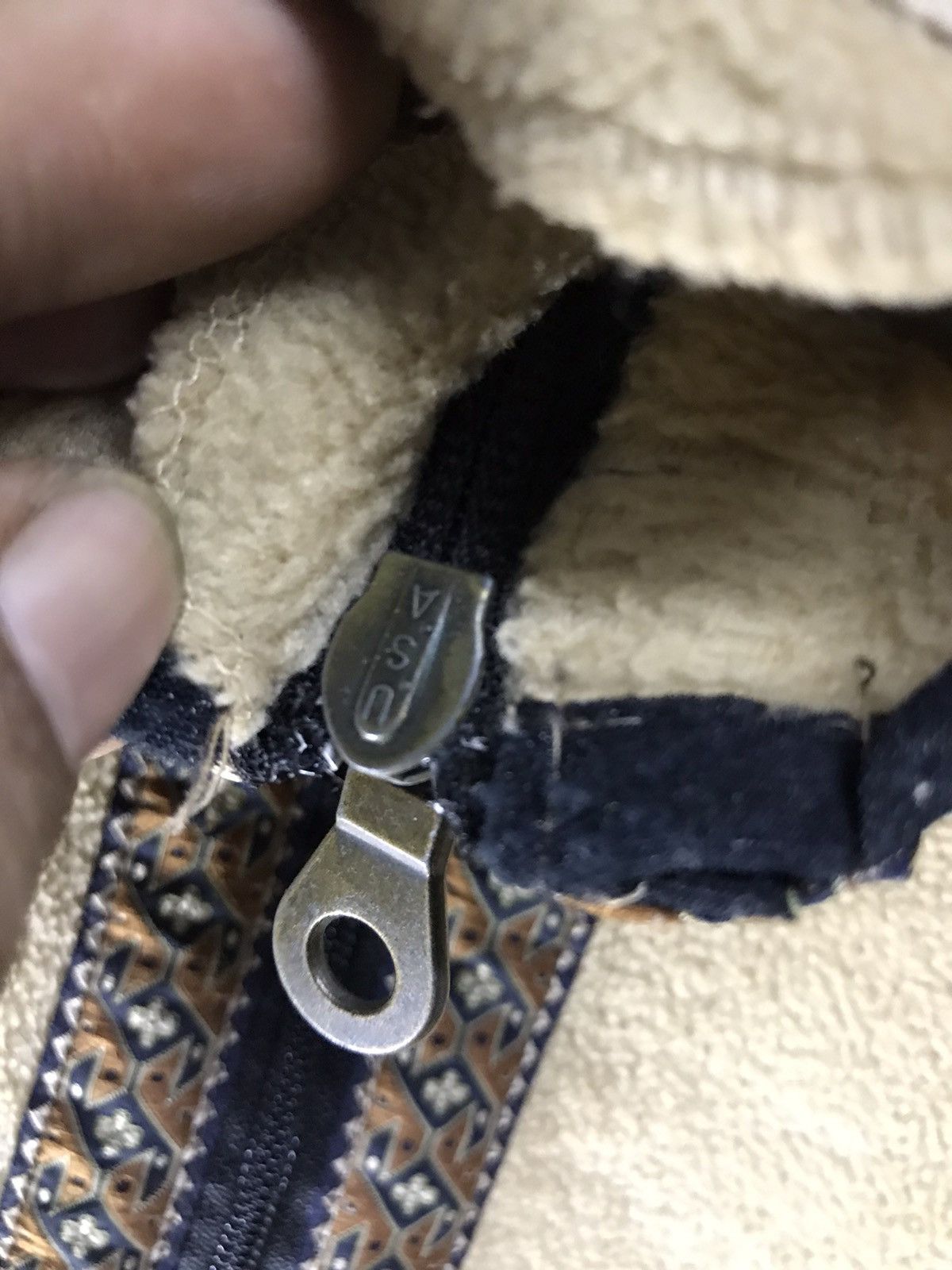 Vintage × Woolrich Woolen Mills Vintage woolrich fleece sleeveless half zipper made in usa Size US L / EU 52-54 / 3 - 4 Thumbnail