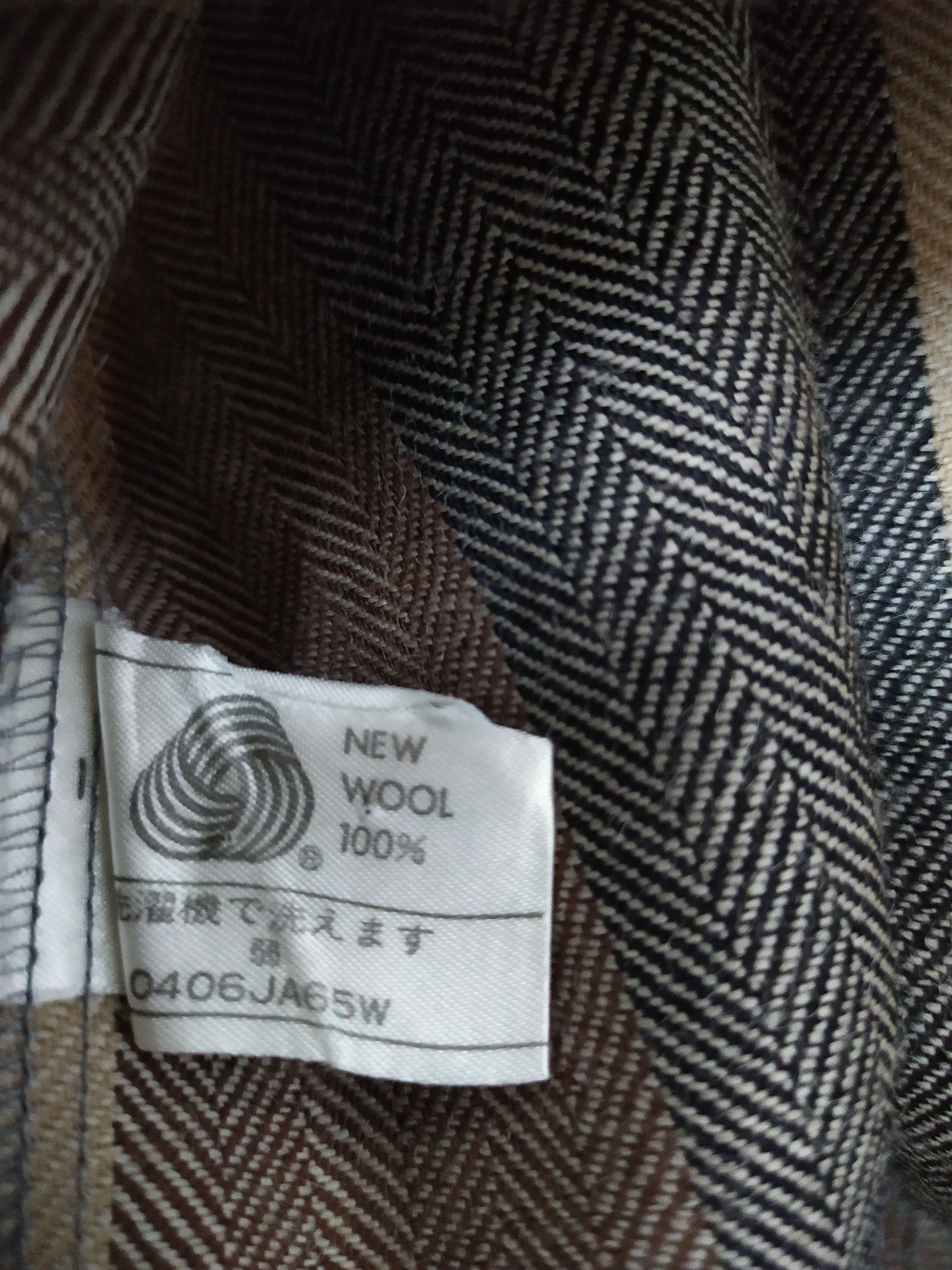 Japanese Brand VOLUNT STRIPE WOOL SHIRT LONG SLEEVES BUTTON UP Size US L / EU 52-54 / 3 - 6 Thumbnail