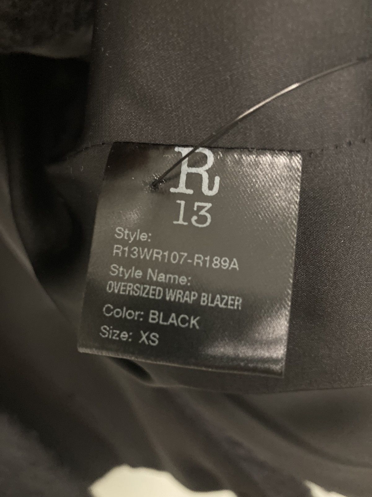 R13 Oversized Pin Blazer. XS Size XS / US 0-2 / IT 36-38 - 11 Thumbnail