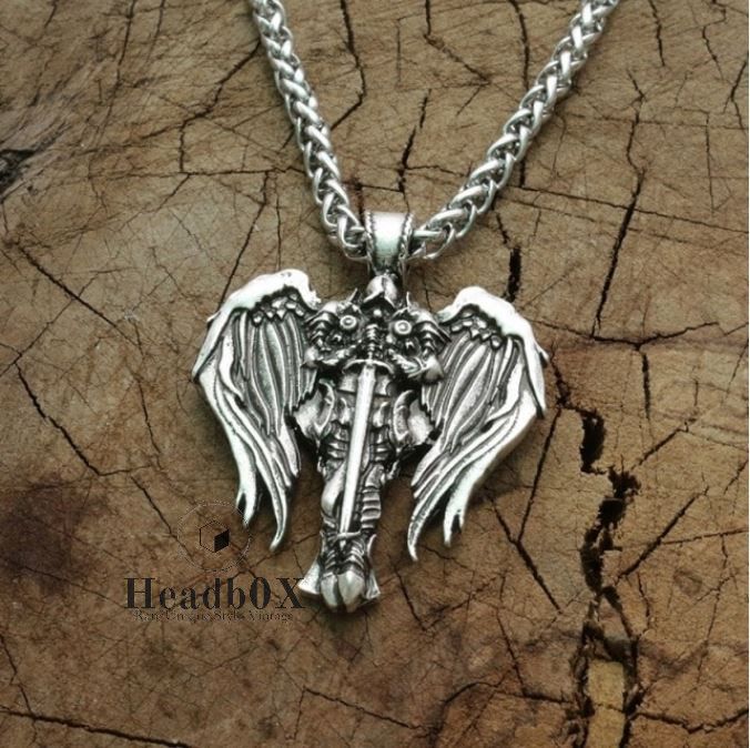Jewelry Cross Wings Talisman Ancient Necklace Size ONE SIZE - 5 Thumbnail
